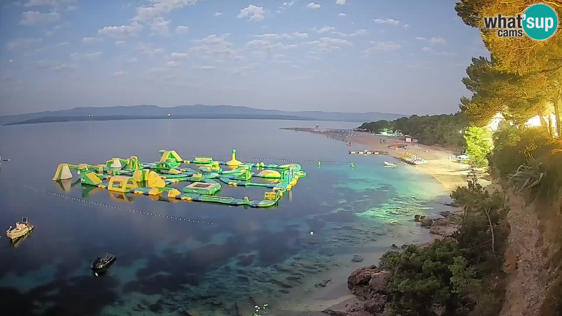 Webcam Bol Zlatni Rat – Vista en vivo desde la isla de Brač