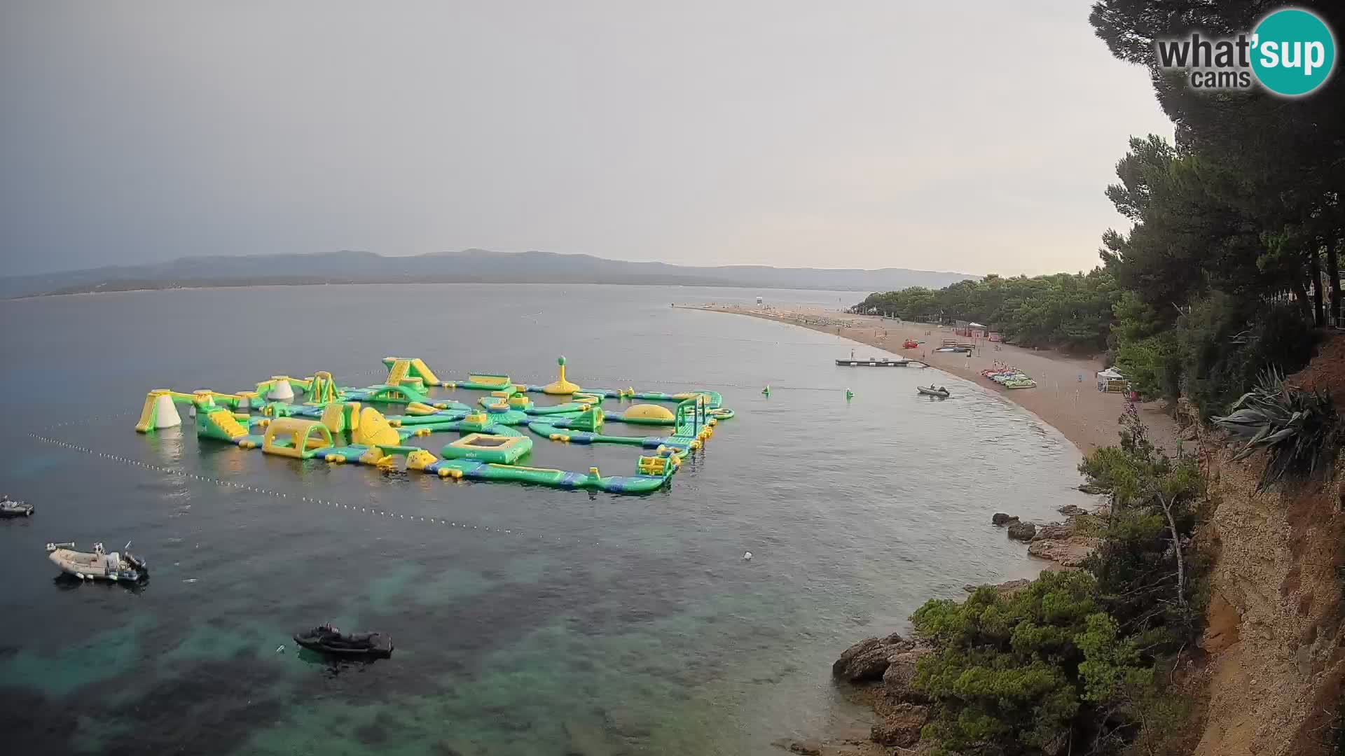 Webcam Bol Zlatni Rat – Vista en vivo desde la isla de Brač