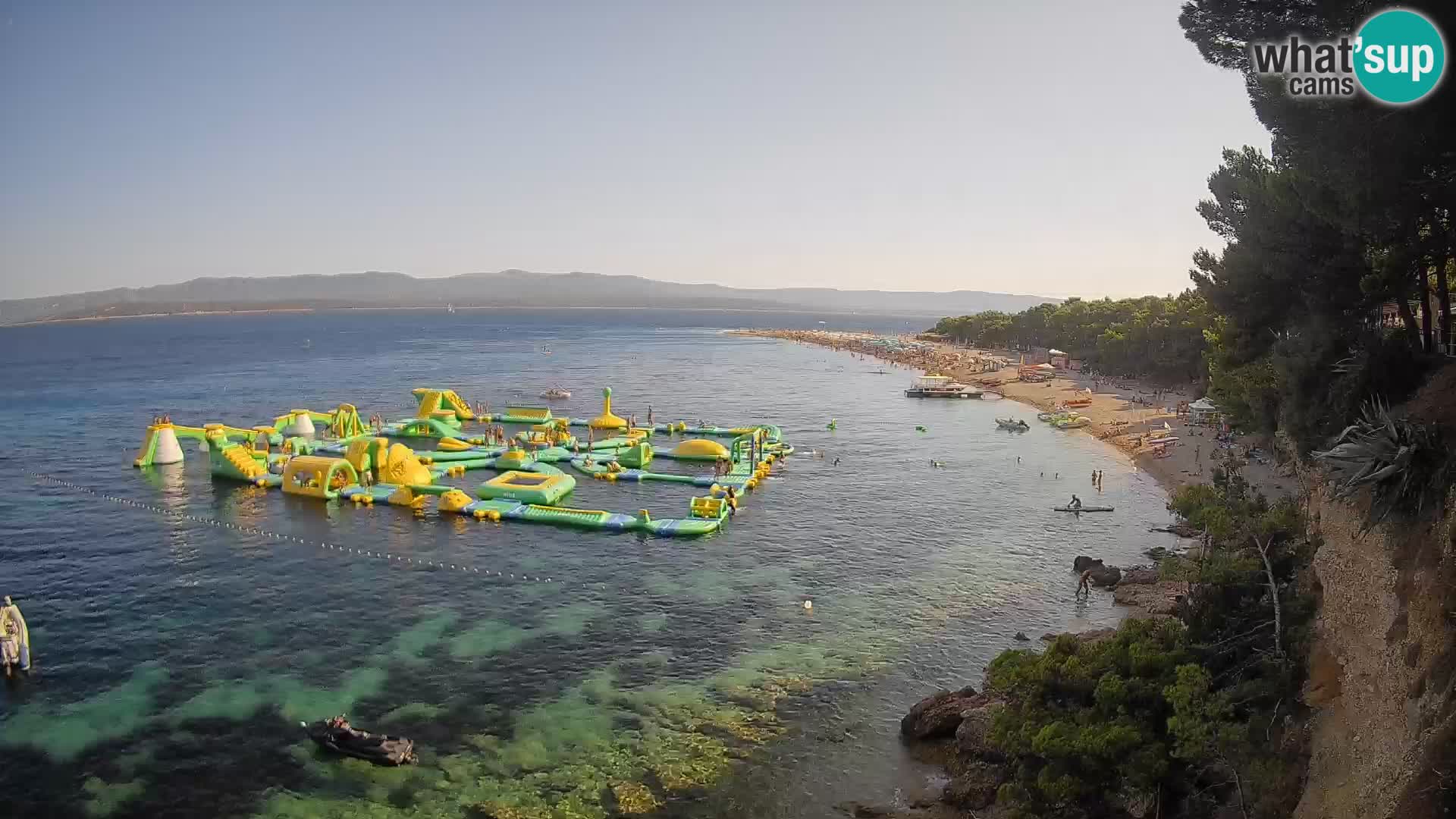 Webcam Zlatni Rat Bol – Liveblick vom berühmten Strand auf Brač