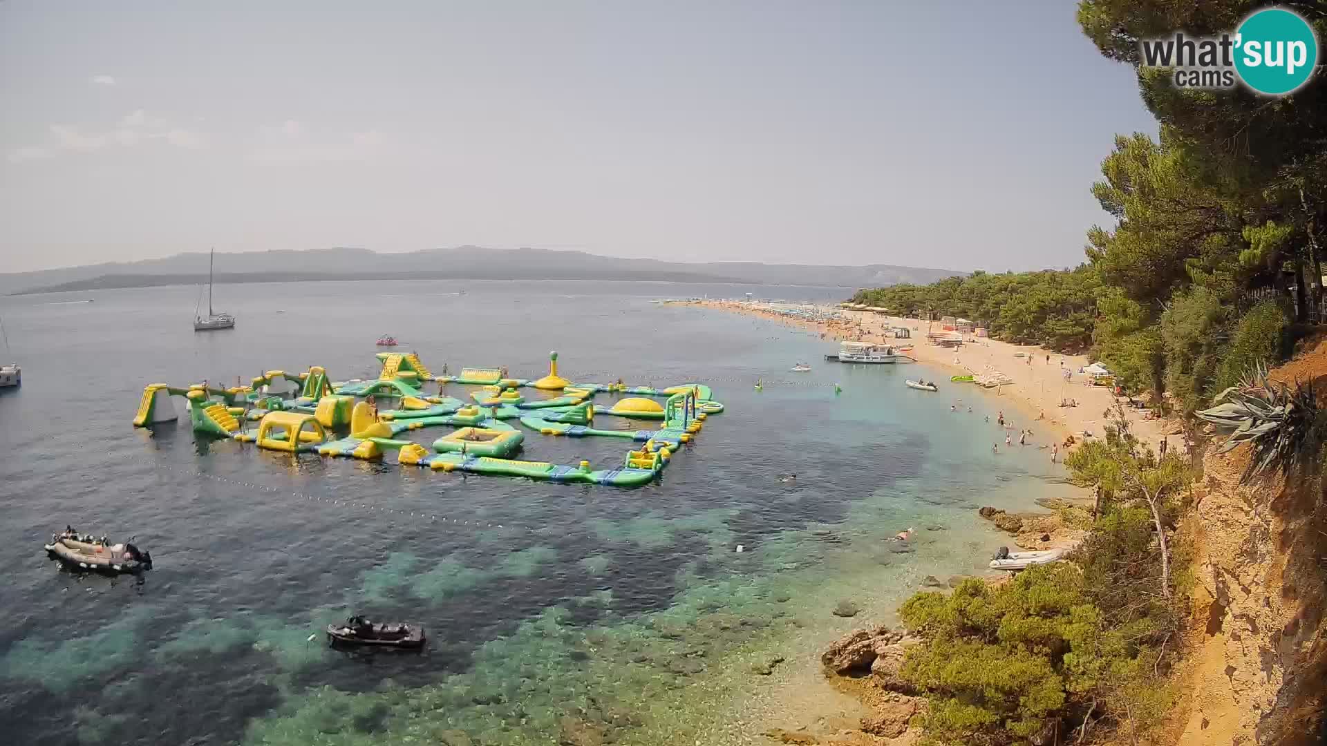 Webcam Bol Zlatni Rat – Vista en vivo desde la isla de Brač