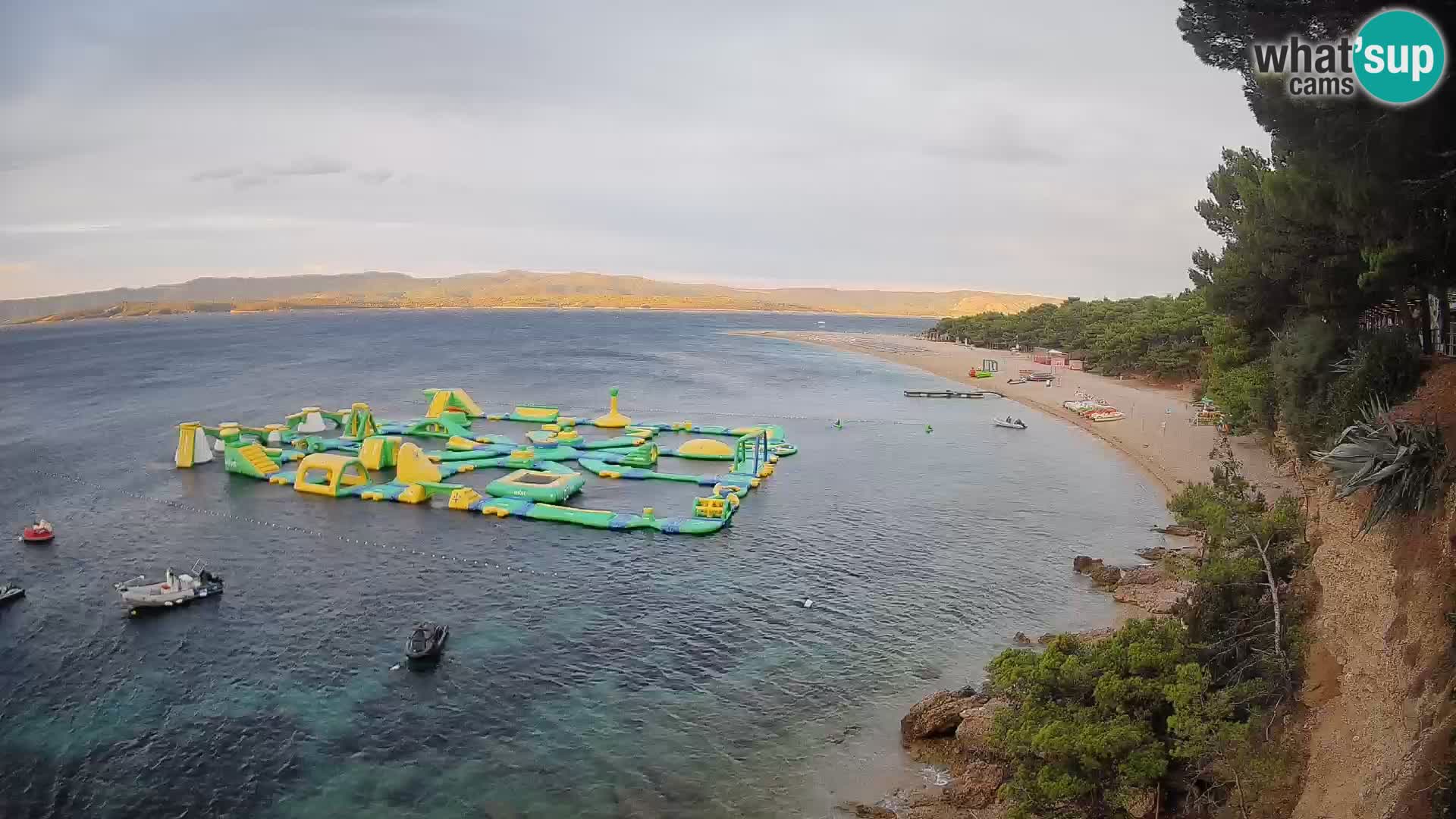 Webcam Bol Zlatni Rat – Vista en vivo desde la isla de Brač