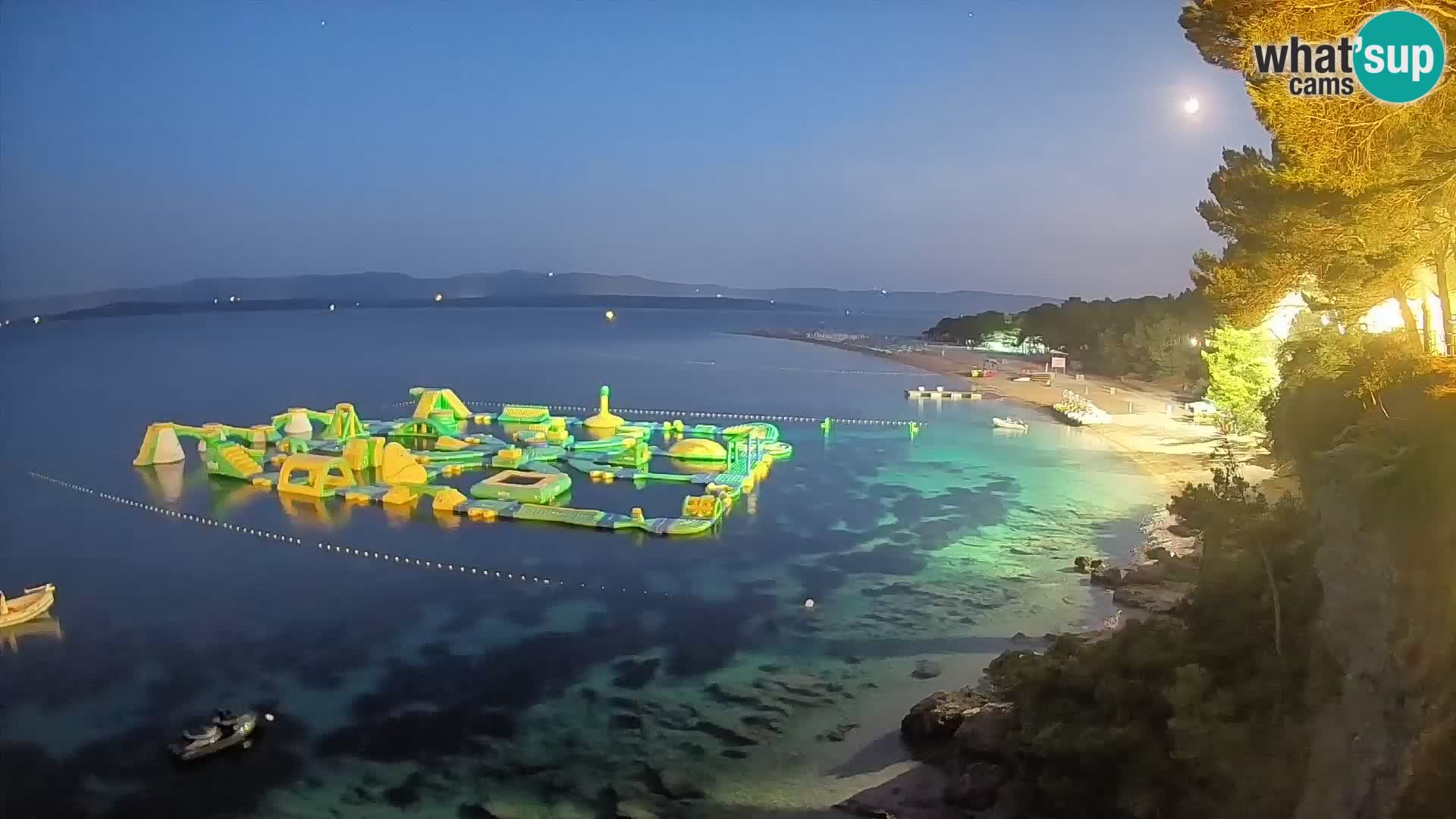 Webcam Bol Zlatni Rat – Vista en vivo desde la isla de Brač