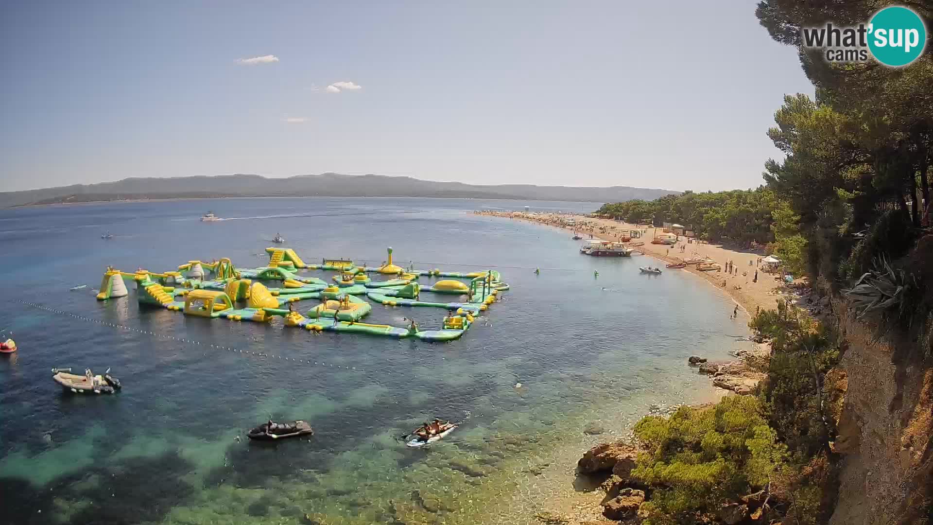Webcam Bol Zlatni Rat – Vista en vivo desde la isla de Brač