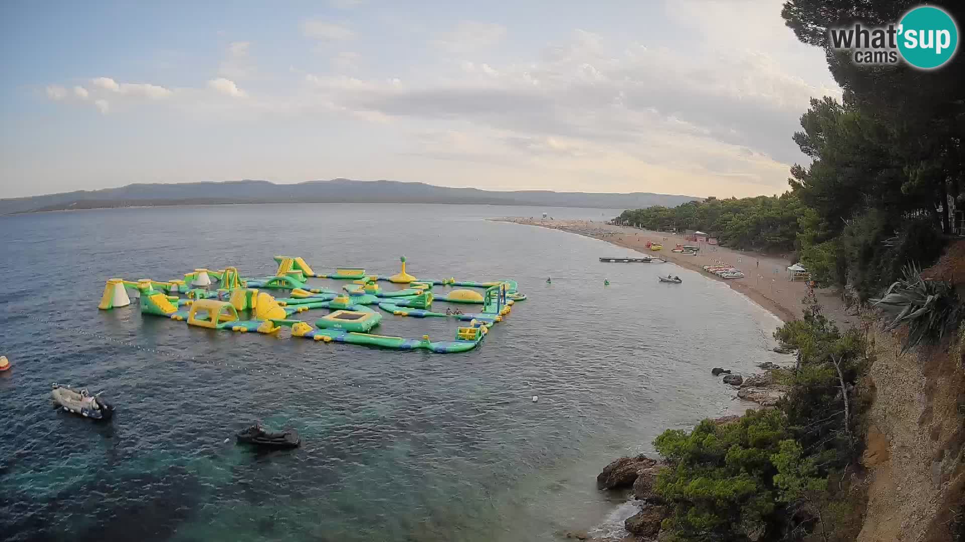 Spletna kamera Bol Zlatni Rat – Pogled v živo z otoka Brač