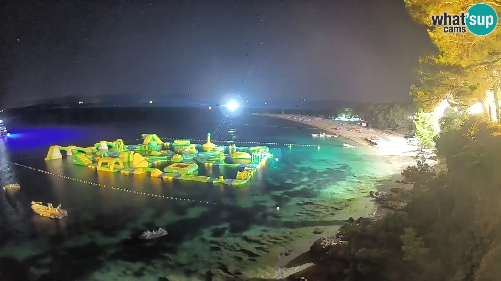 Webcam Bol Zlatni Rat – Vista en vivo desde la isla de Brač