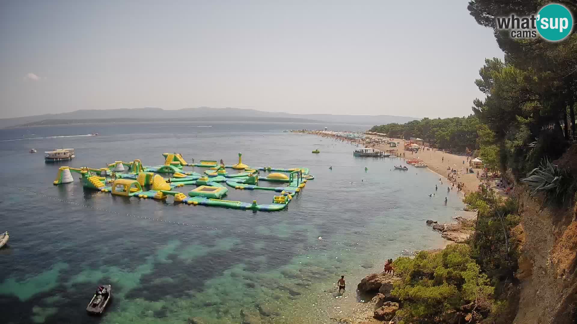 Webcam Zlatni Rat Bol – Liveblick vom berühmten Strand auf Brač