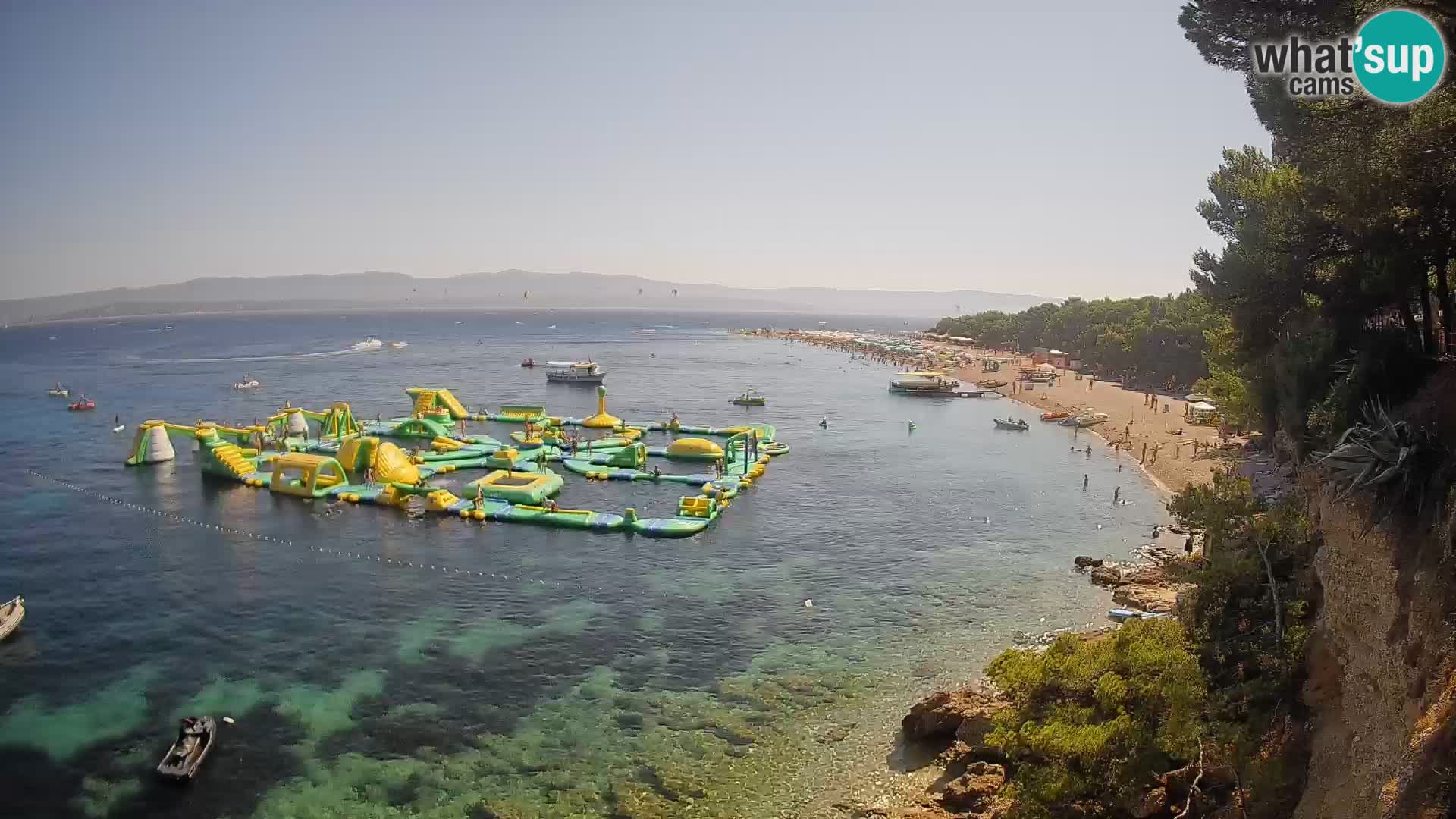 Webcam Bol Zlatni Rat – Vista en vivo desde la isla de Brač