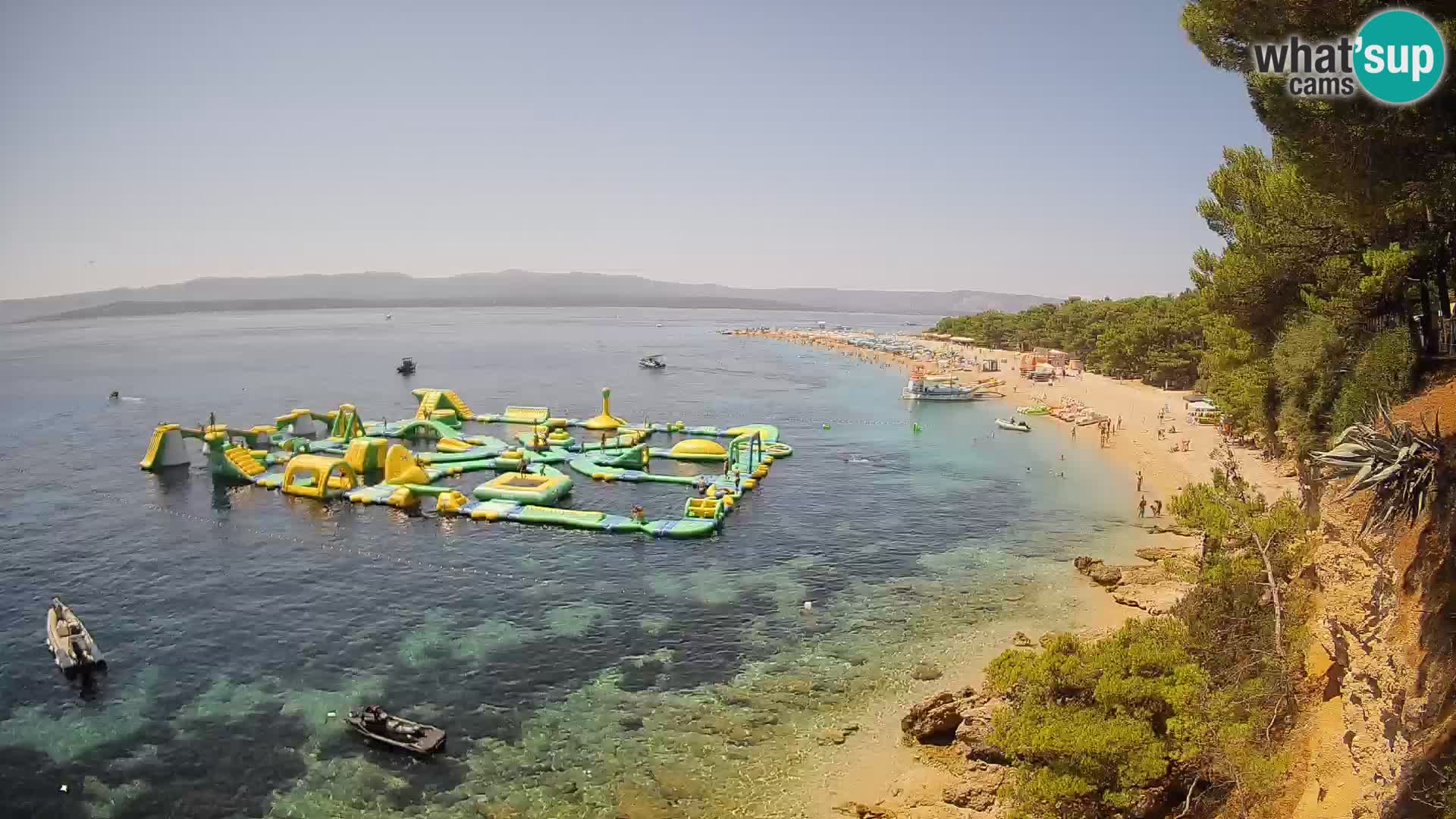 Webcam Bol Zlatni Rat – Vista en vivo desde la isla de Brač