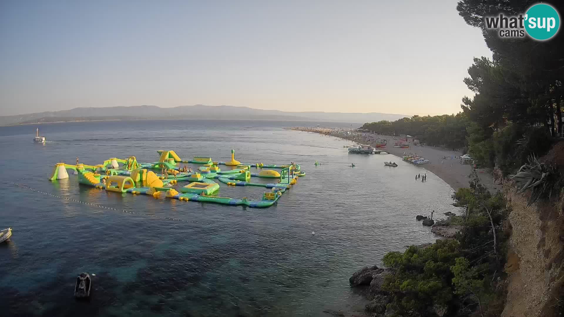 Webcam Bol Zlatni Rat – Vista en vivo desde la isla de Brač