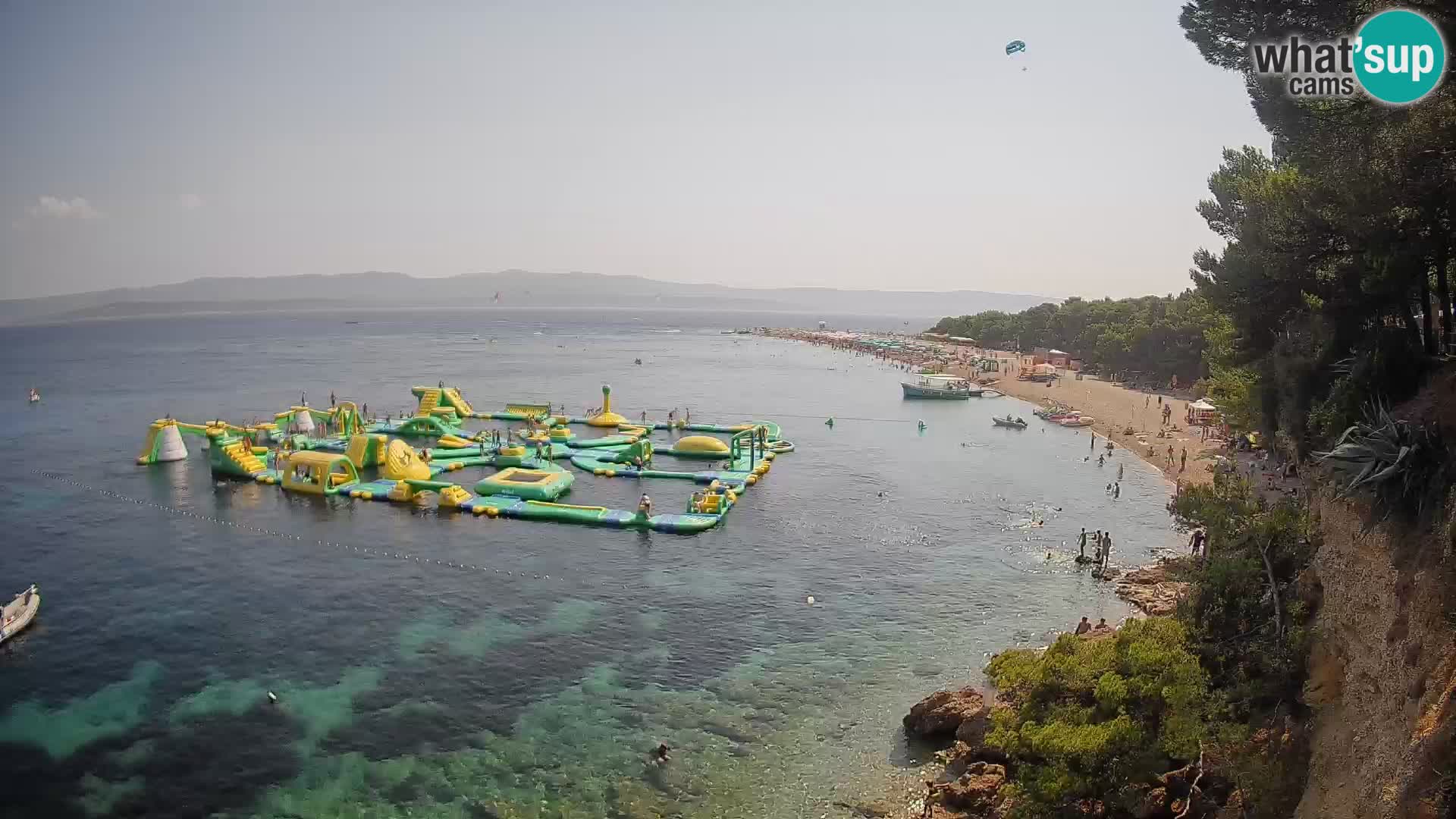 Webcam Bol Zlatni Rat – Vista en vivo desde la isla de Brač