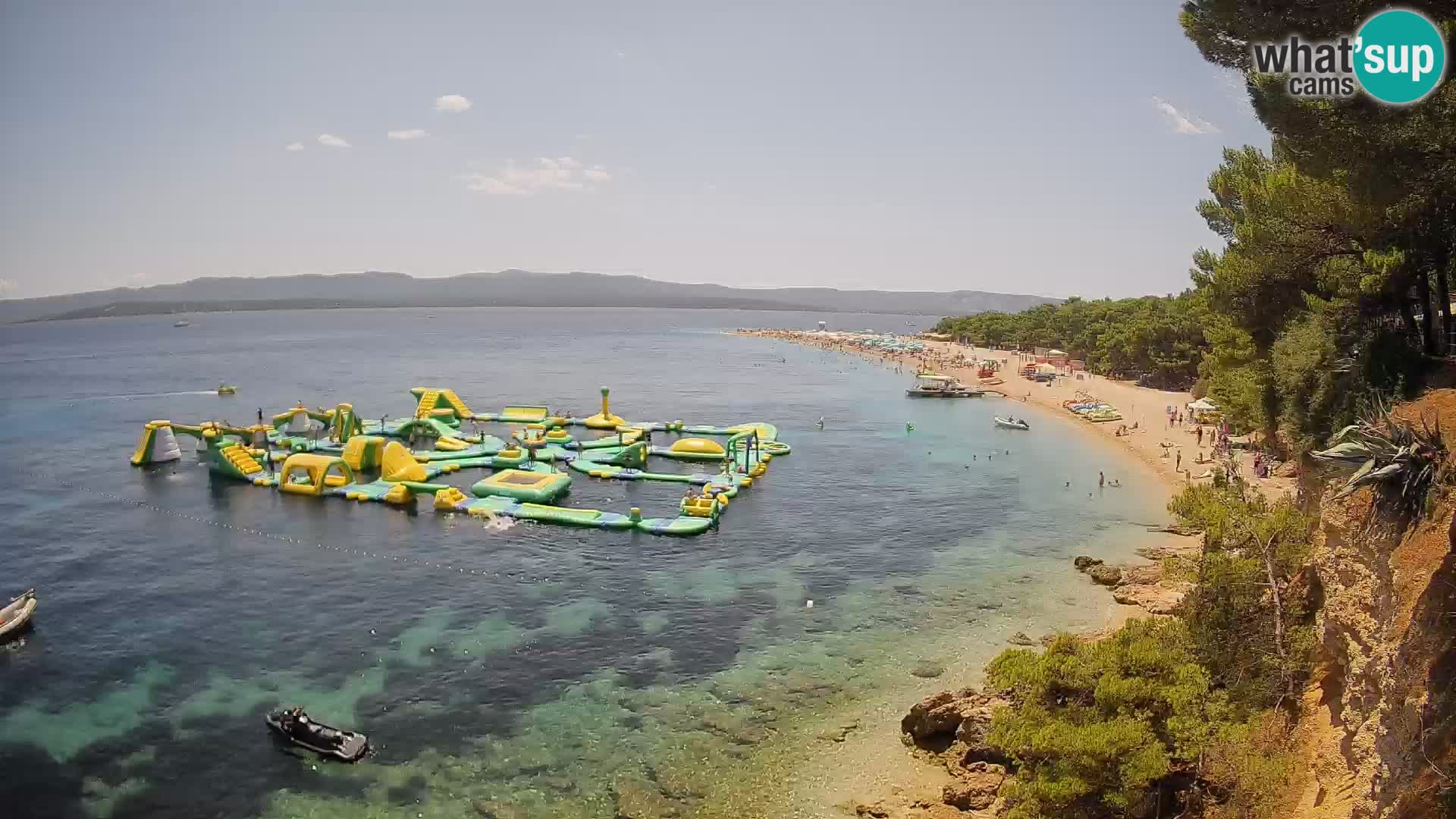 Webcam Zlatni Rat Bol – Liveblick vom berühmten Strand auf Brač