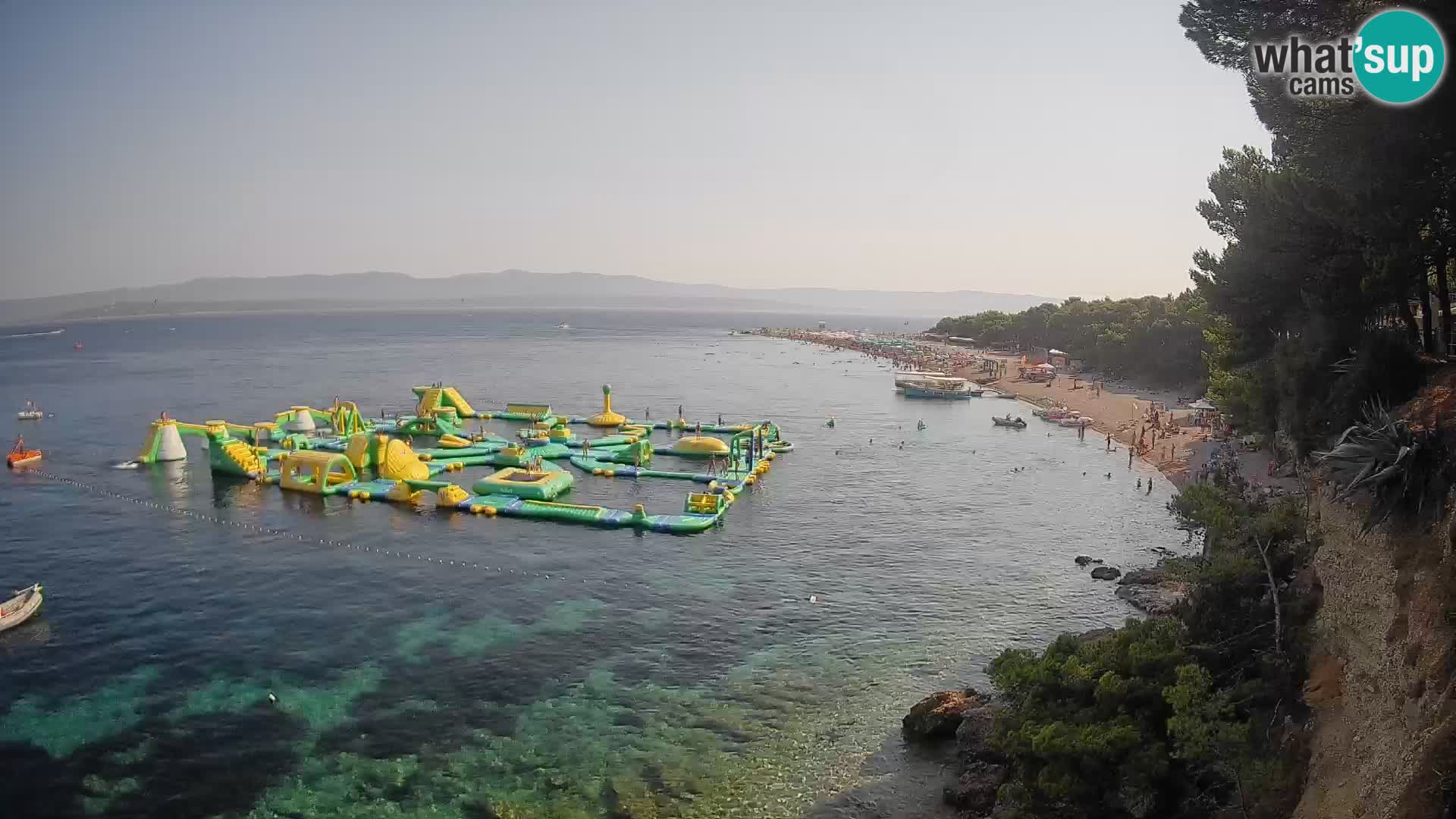 Webcam Bol Zlatni Rat – Vista en vivo desde la isla de Brač