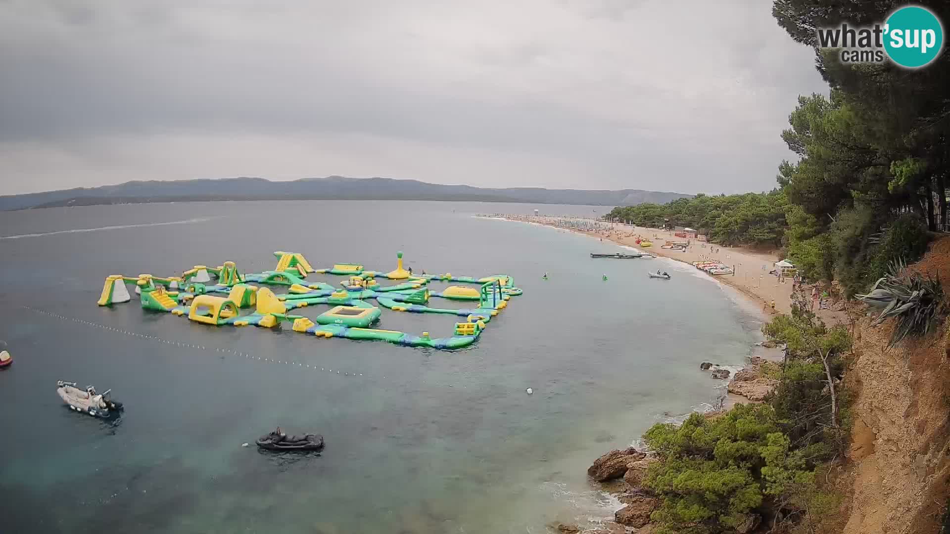 Webcam Bol Zlatni Rat – Vista en vivo desde la isla de Brač