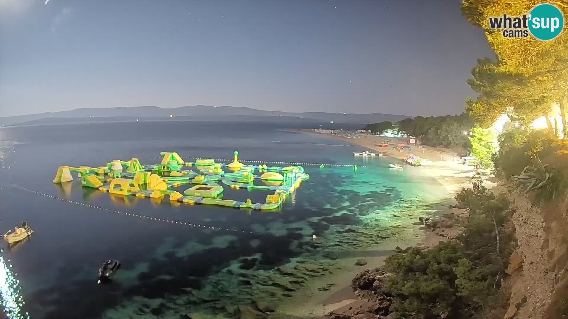 Webcam Bol Zlatni Rat – Vista en vivo desde la isla de Brač