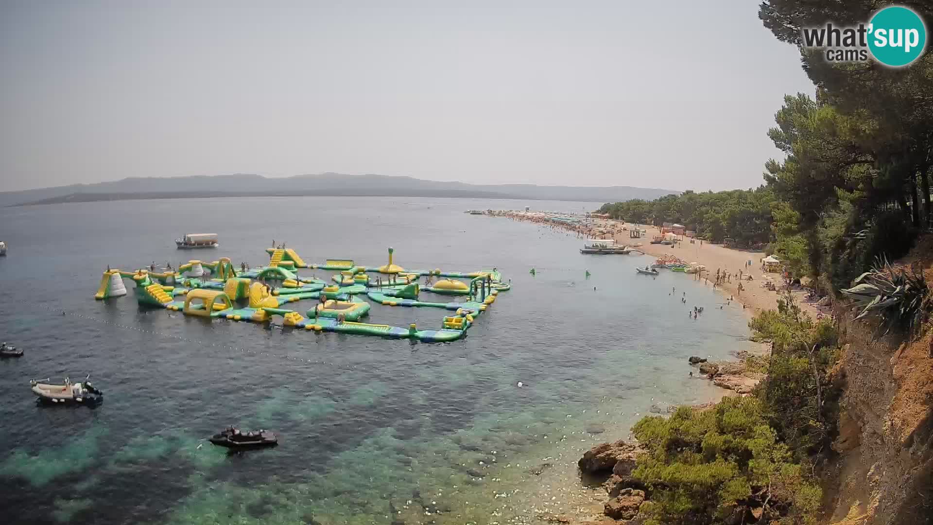 Webcam Bol Zlatni Rat – Vista en vivo desde la isla de Brač