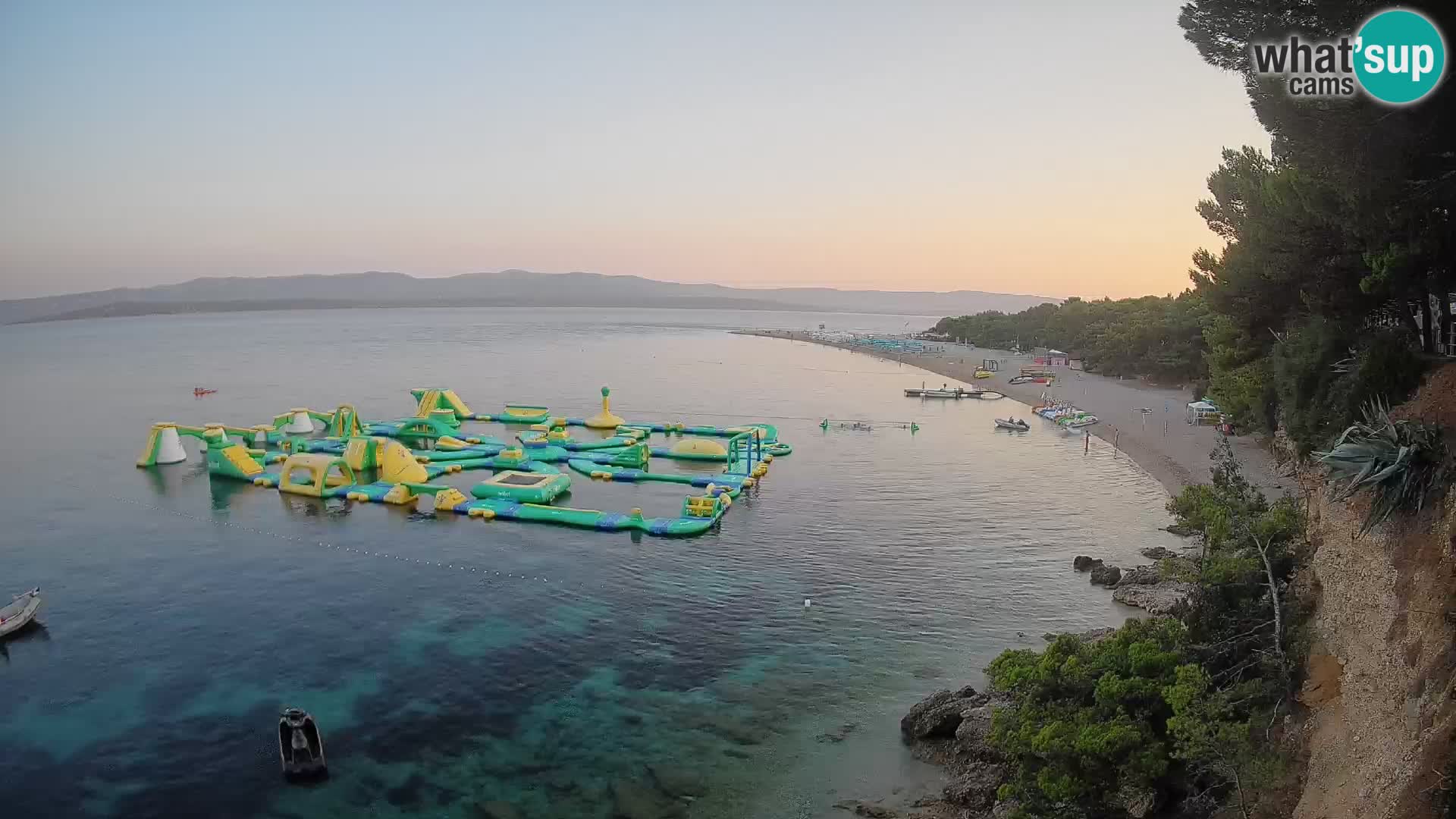 Webcam Zlatni Rat Bol – Liveblick vom berühmten Strand auf Brač