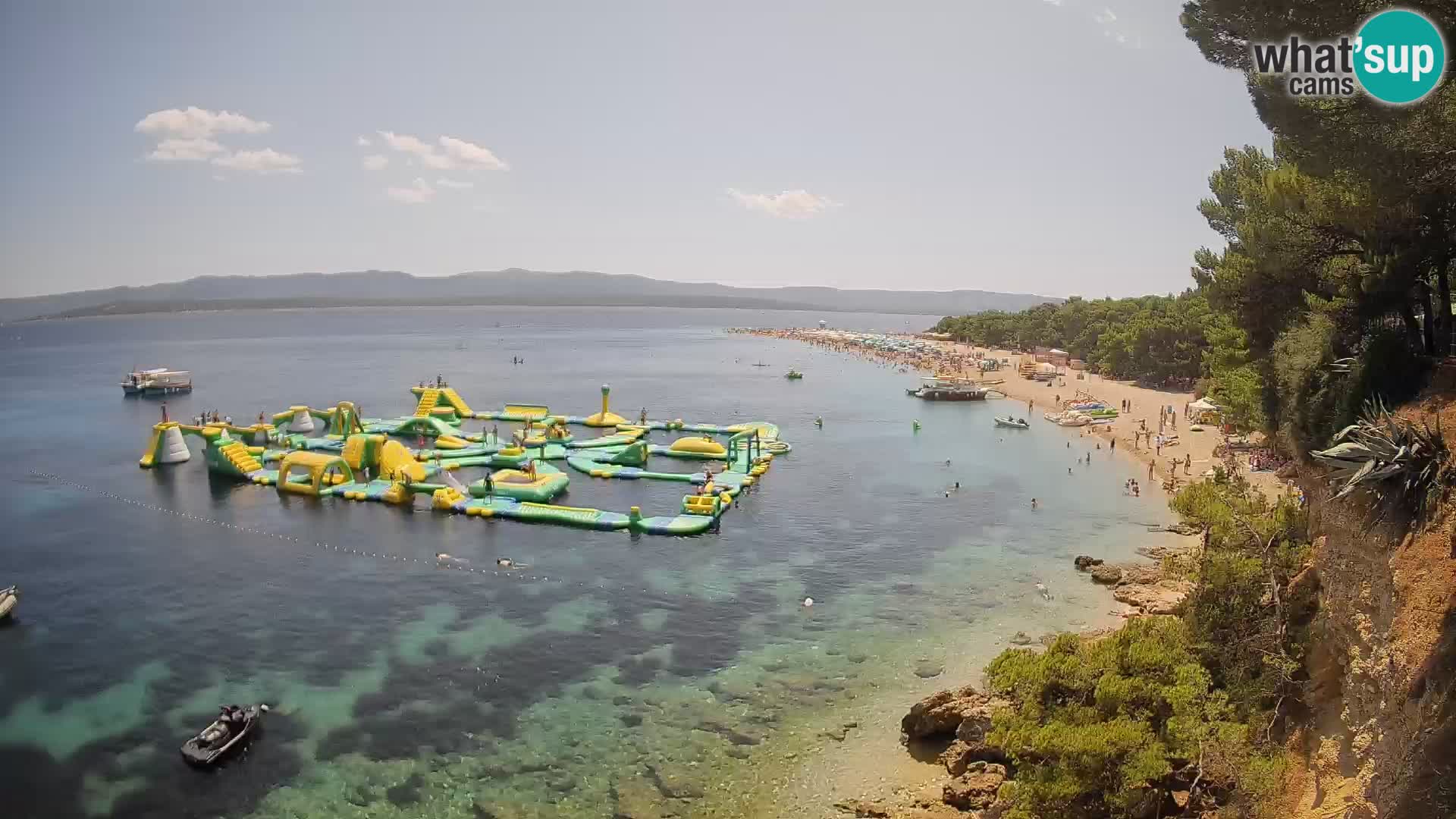 Webcam Bol Zlatni Rat – Vista en vivo desde la isla de Brač