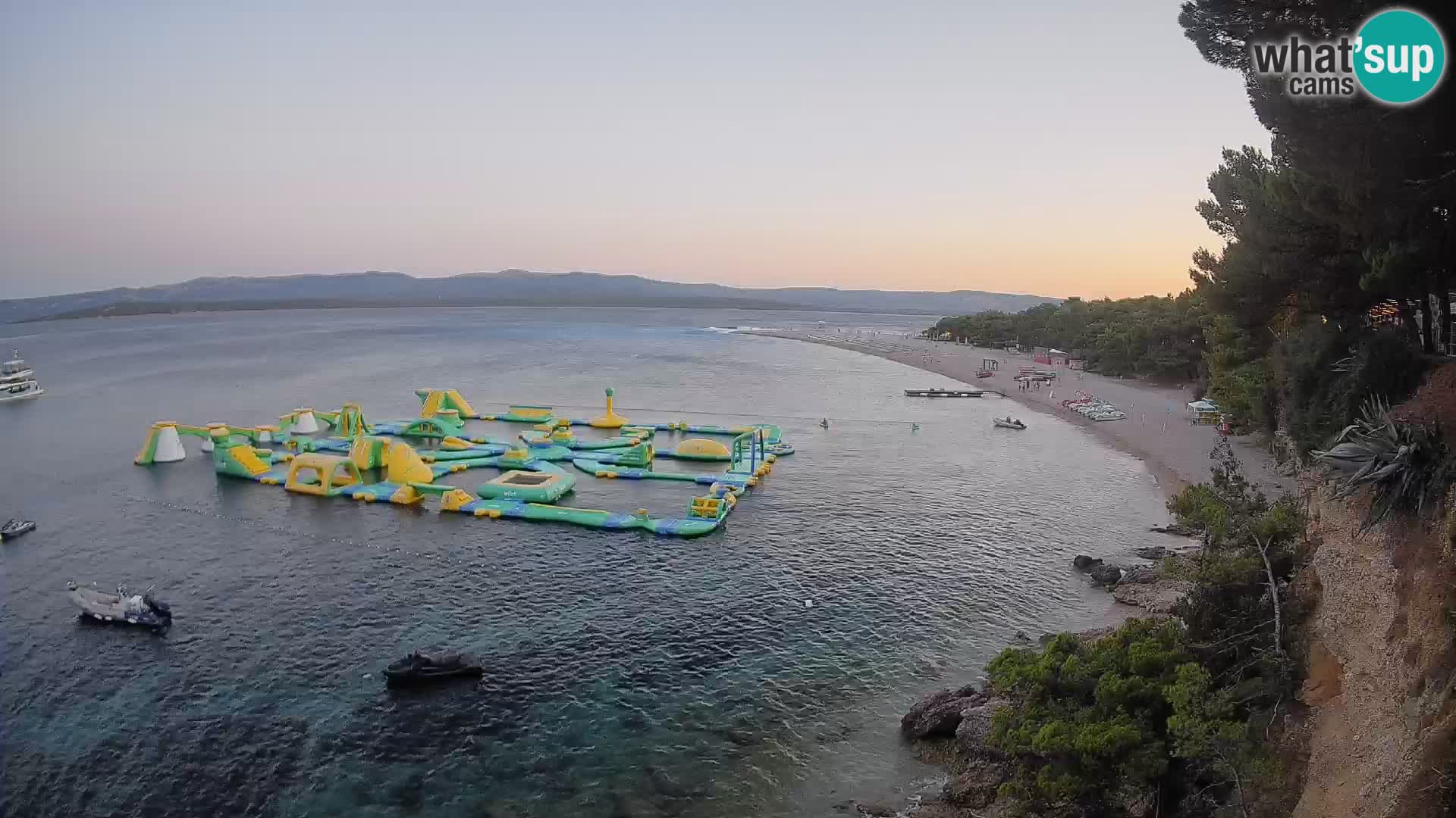 Webcam Bol Zlatni Rat – Vista en vivo desde la isla de Brač