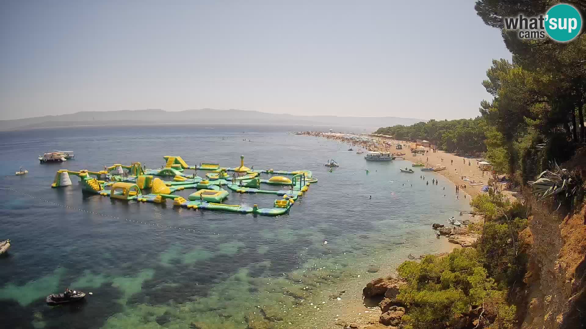Webcam Bol Zlatni Rat – Vista en vivo desde la isla de Brač
