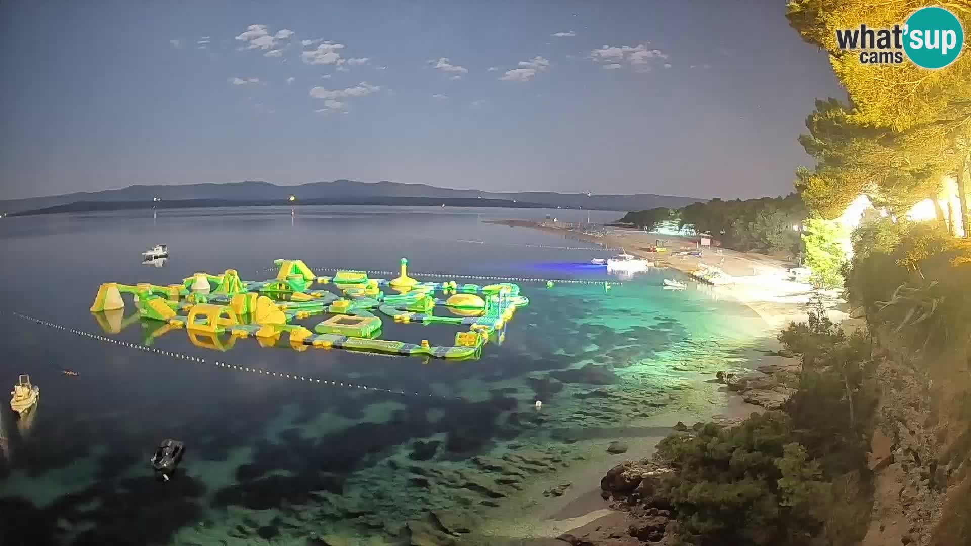 Webcam Bol Zlatni Rat – Vista en vivo desde la isla de Brač