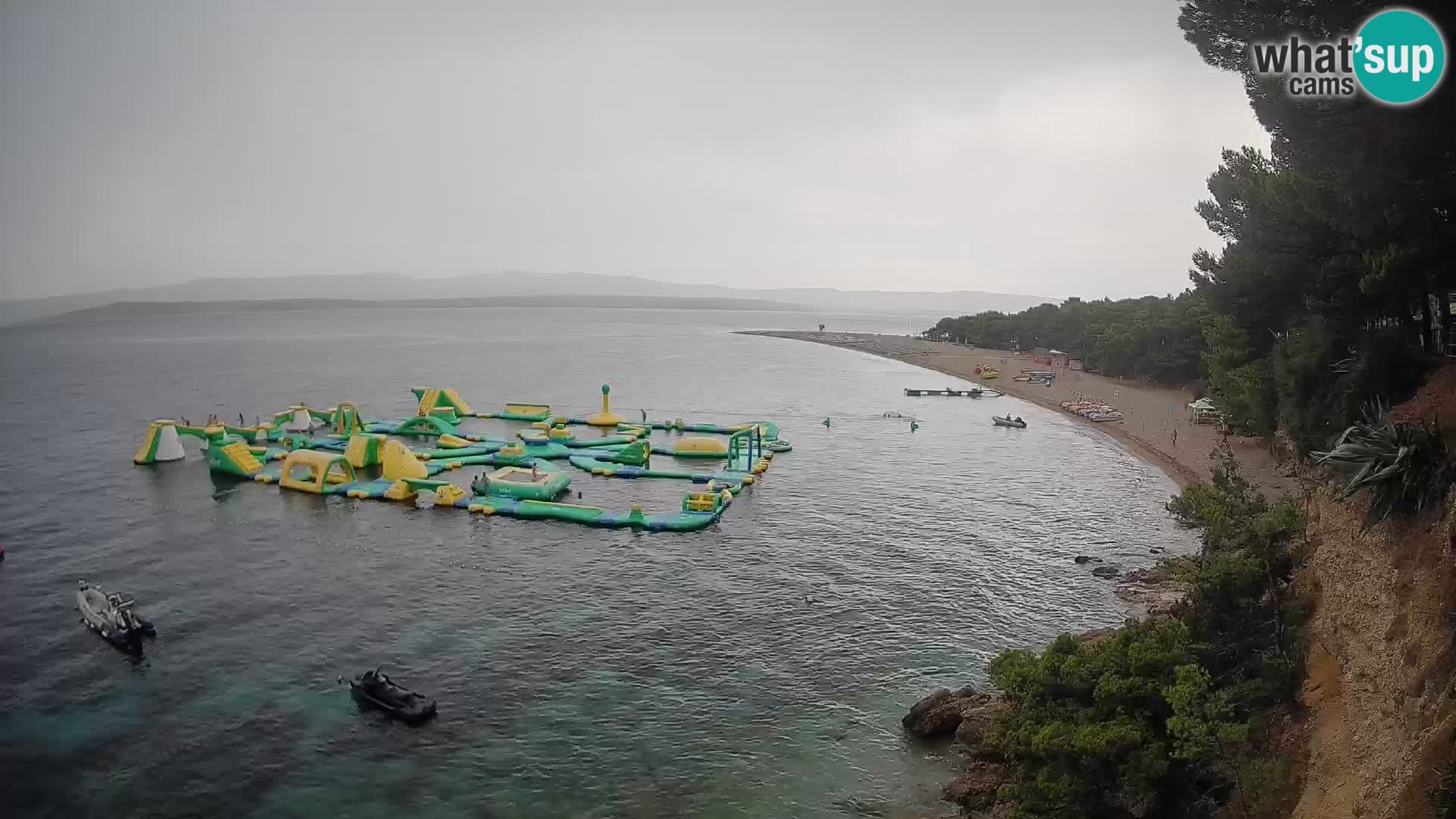 Webcam Zlatni Rat Bol – Liveblick vom berühmten Strand auf Brač