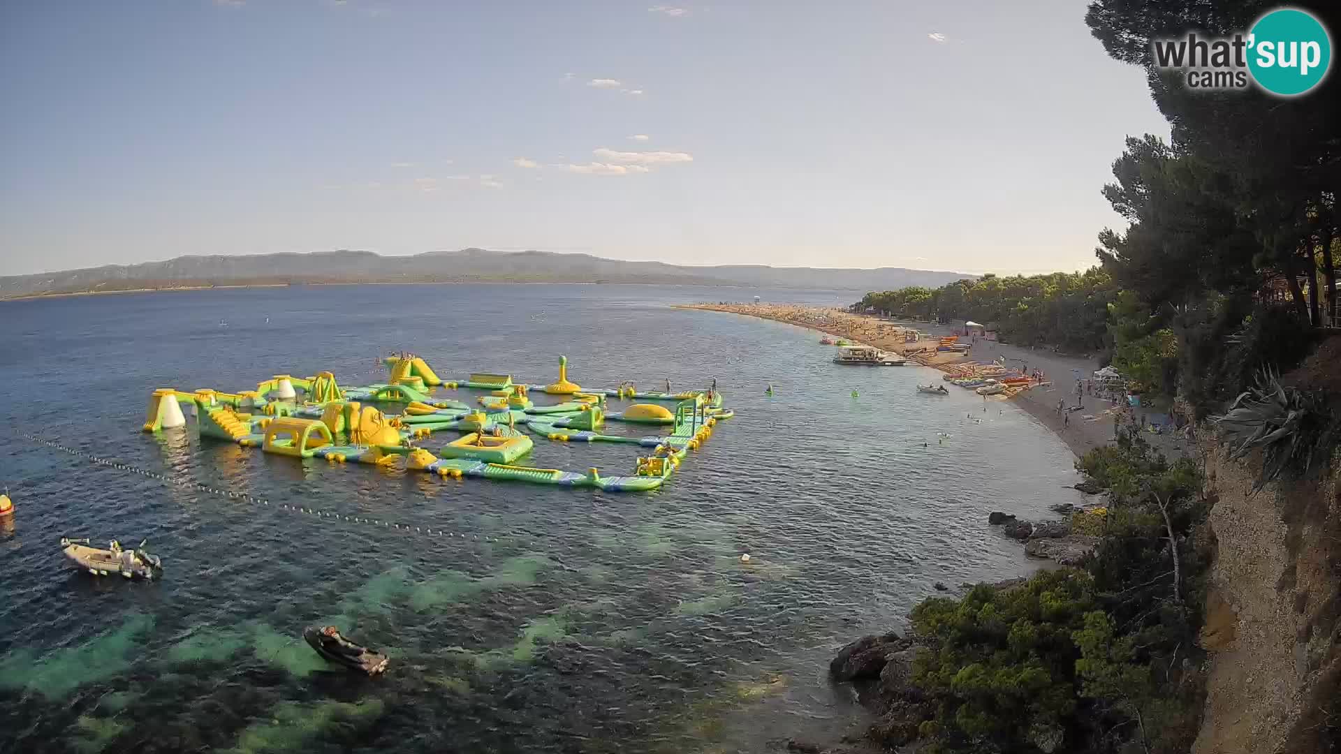 Webcam Zlatni Rat Bol – Liveblick vom berühmten Strand auf Brač