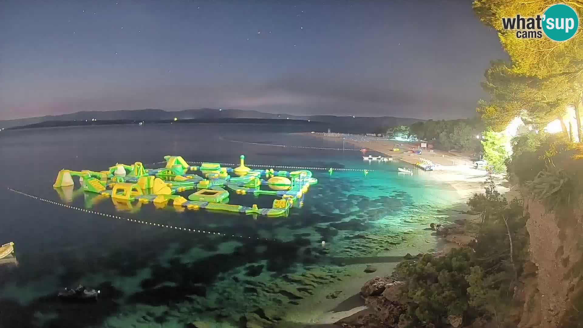 Webcam Bol Zlatni Rat – Vista en vivo desde la isla de Brač