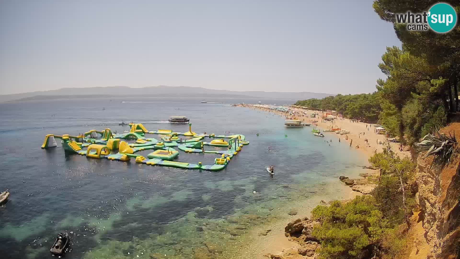 Webcam Zlatni Rat Bol – Liveblick vom berühmten Strand auf Brač