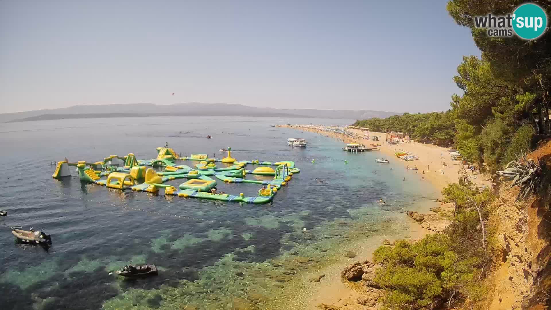 Spletna kamera Bol Zlatni Rat – Pogled v živo z otoka Brač