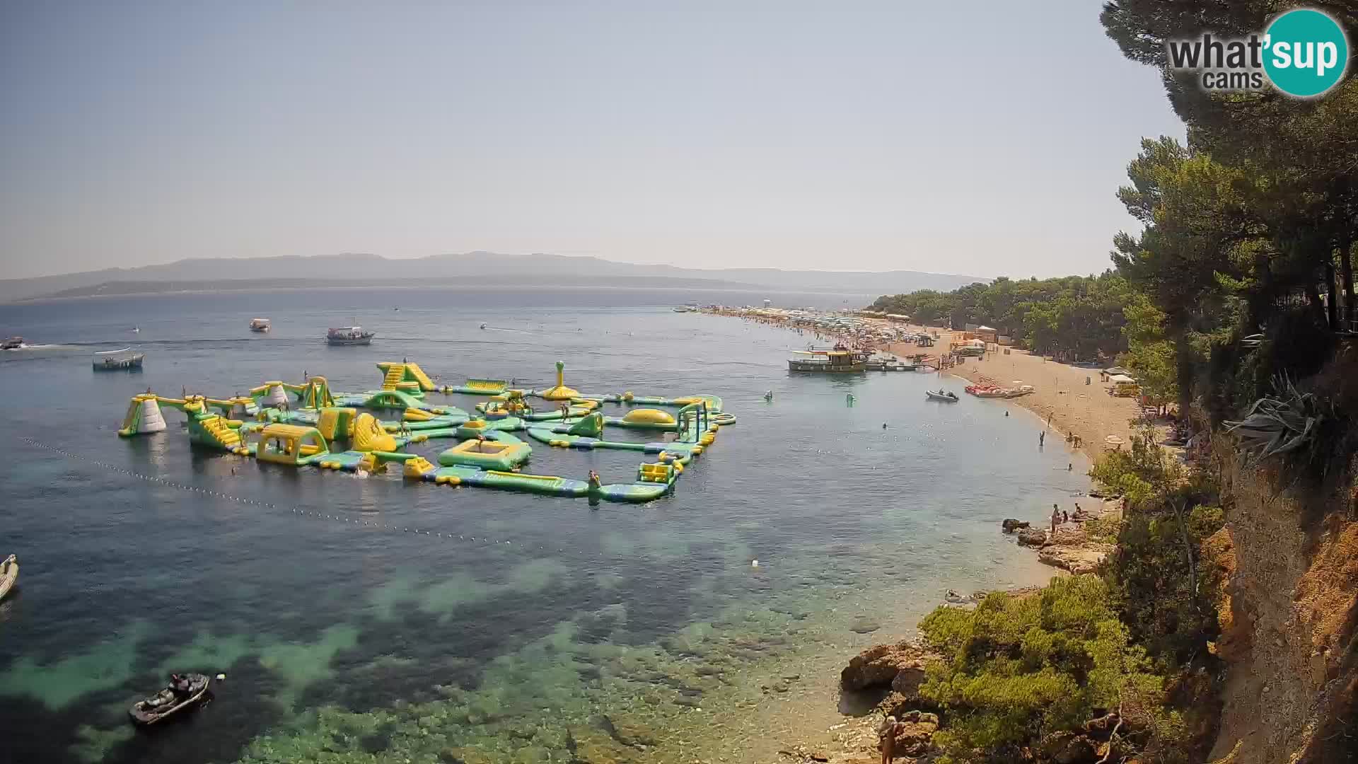 Webcam Bol Zlatni Rat – Vista en vivo desde la isla de Brač