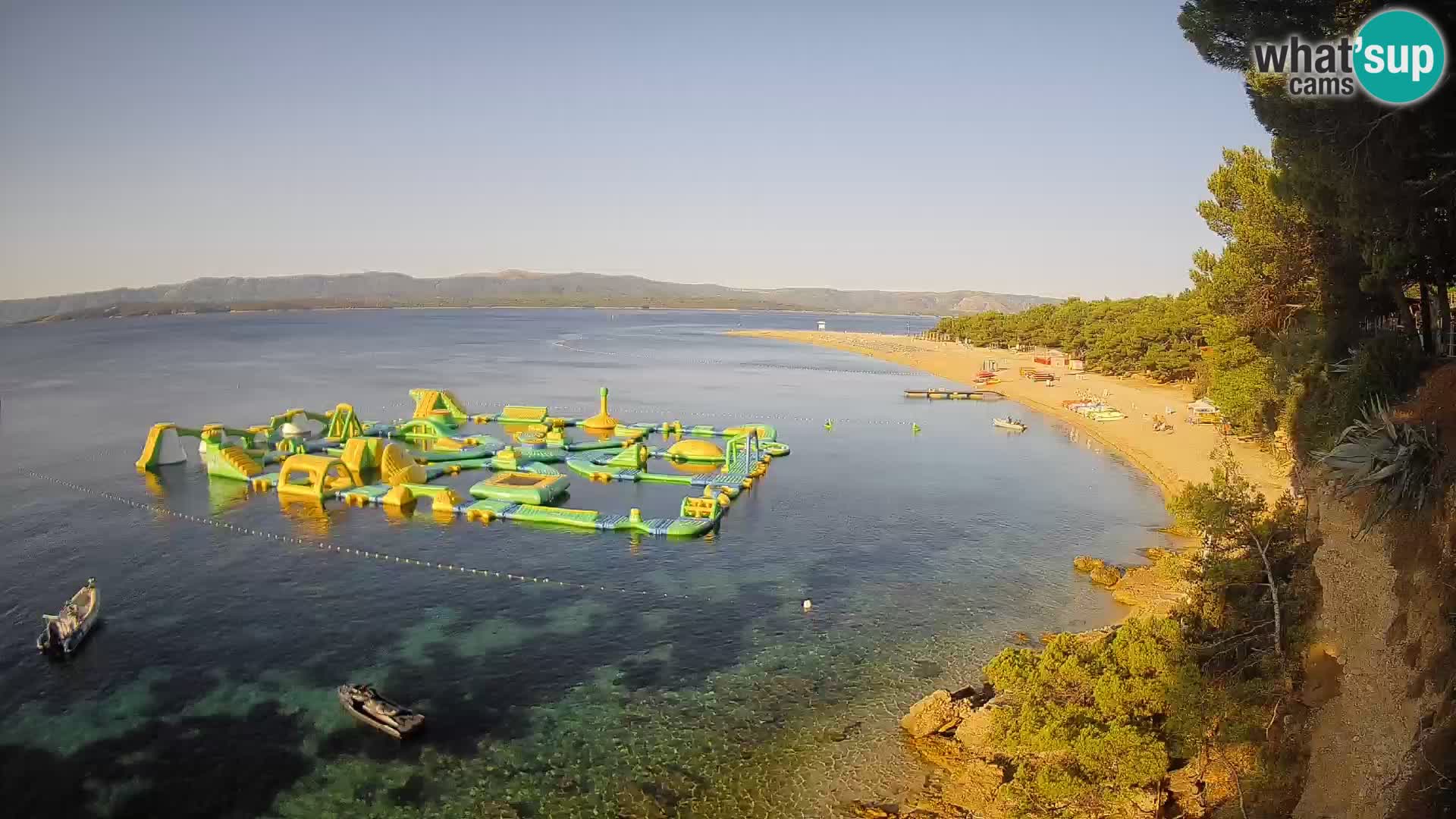 Webcam Bol Zlatni Rat – Vista en vivo desde la isla de Brač