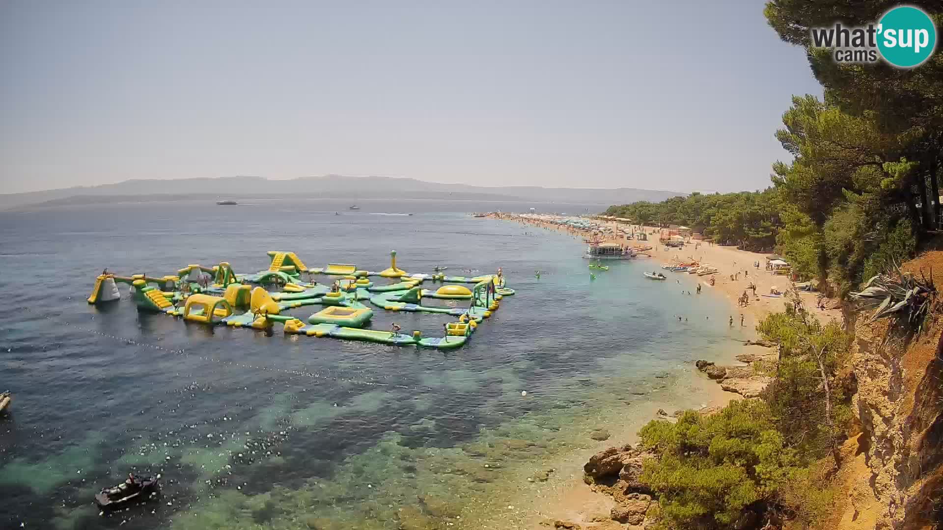 Webcam Bol Zlatni Rat – Vista en vivo desde la isla de Brač