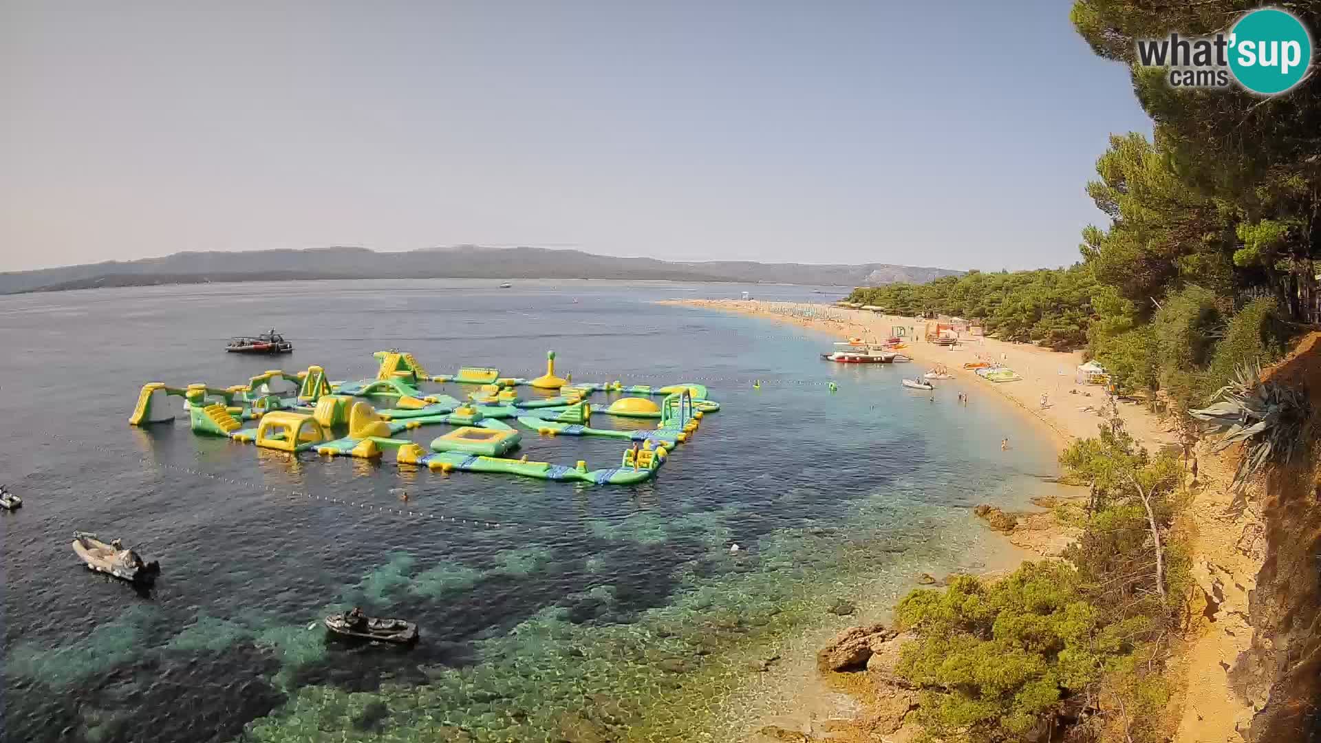 Webcam Bol Zlatni Rat – Vista en vivo desde la isla de Brač