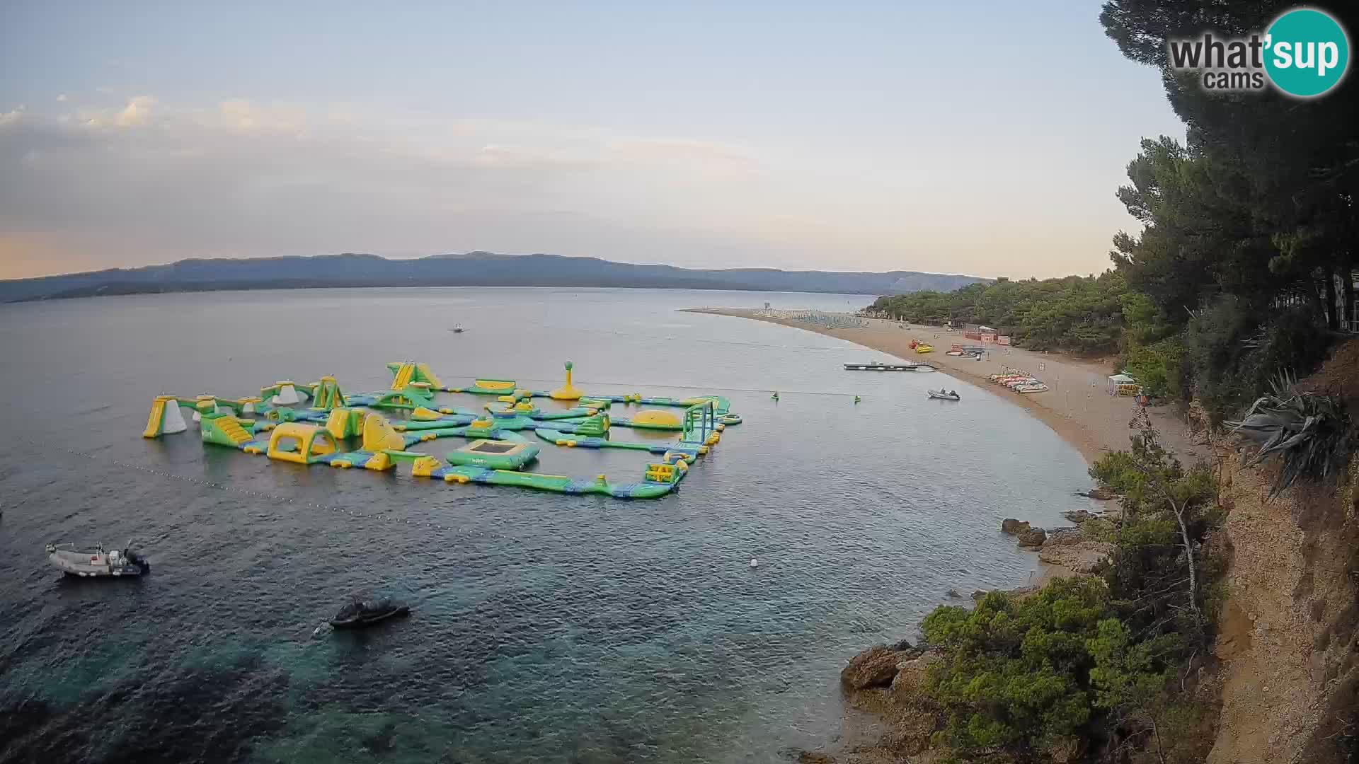Webcam Zlatni Rat Bol – Liveblick vom berühmten Strand auf Brač
