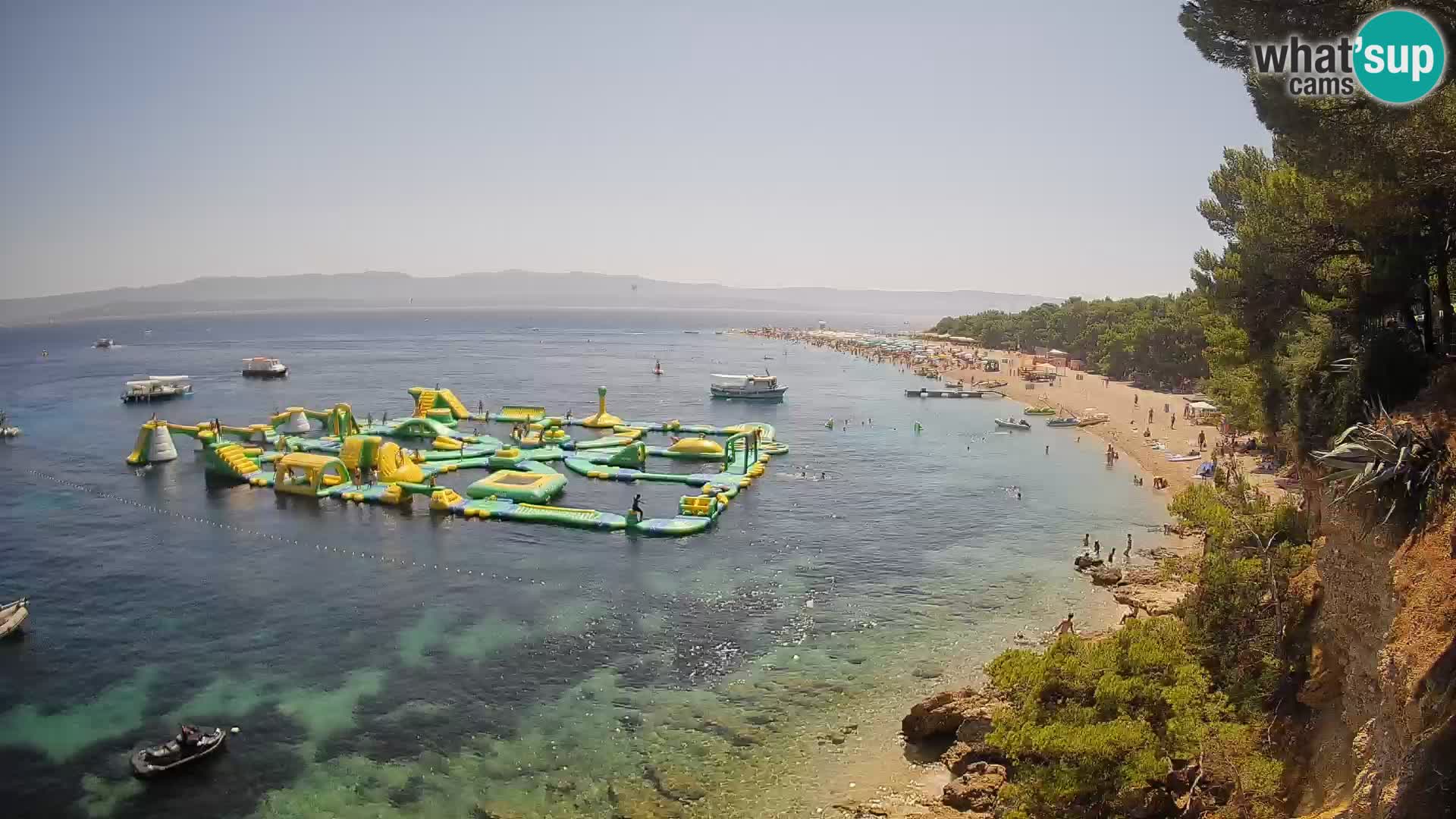 Webcam Zlatni Rat Bol – Liveblick vom berühmten Strand auf Brač