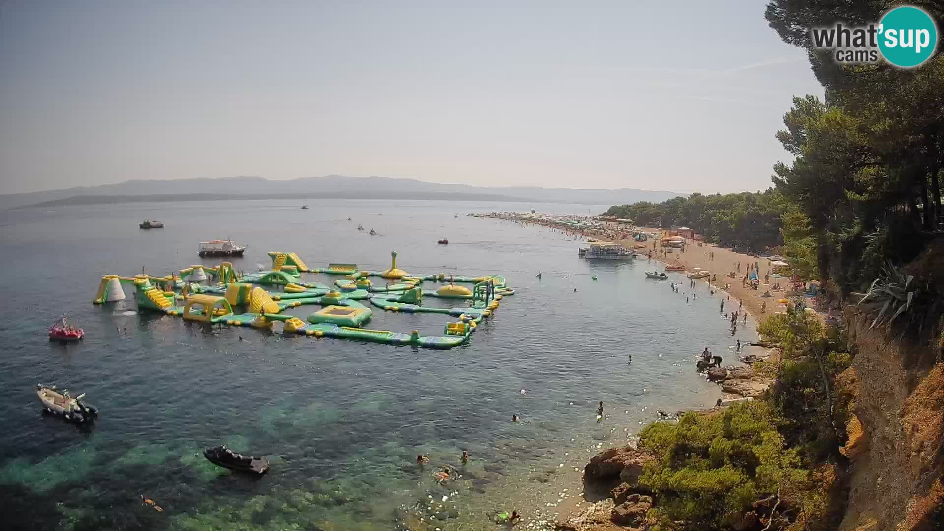 Webcam Zlatni Rat Bol – Liveblick vom berühmten Strand auf Brač