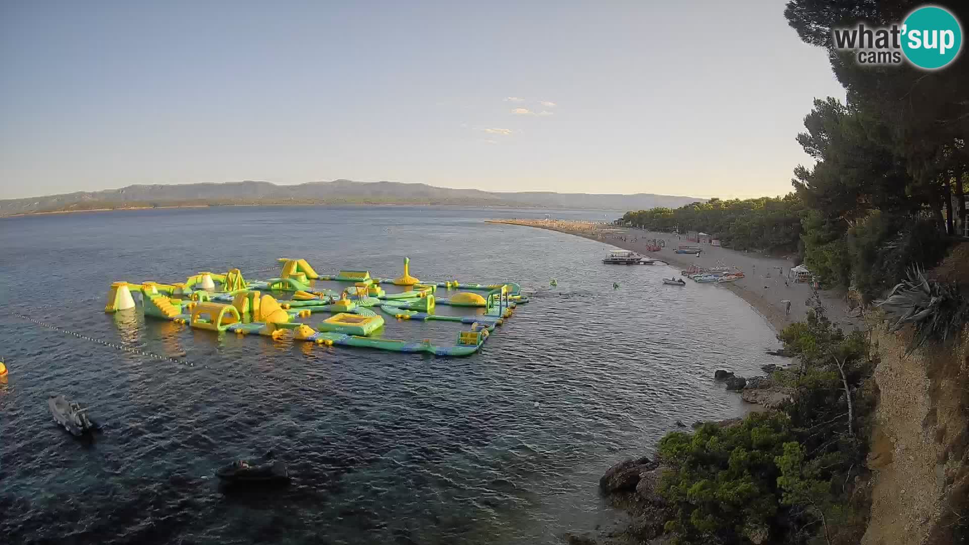 Webcam Zlatni Rat Bol – Liveblick vom berühmten Strand auf Brač