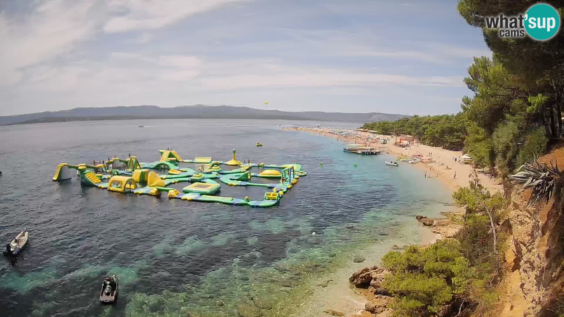 Webcam Bol Zlatni Rat – Vista en vivo desde la isla de Brač