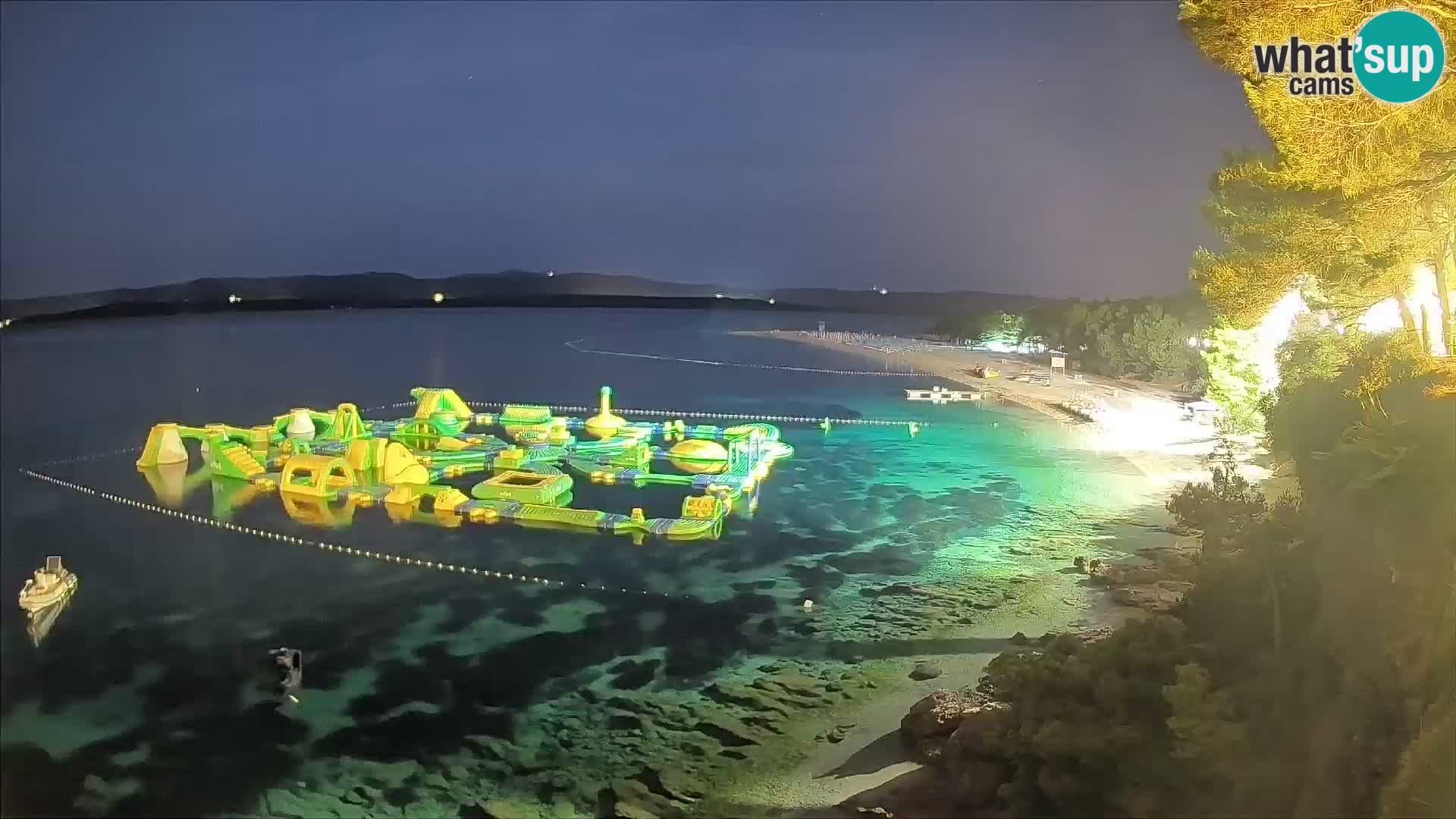 Webcam Bol Zlatni Rat – Vista en vivo desde la isla de Brač