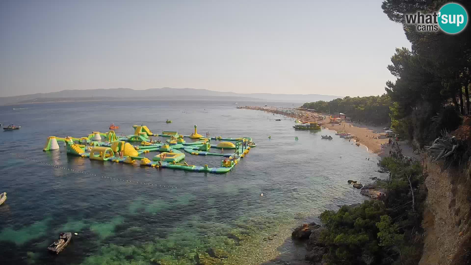 Webcam Bol Zlatni Rat – Vista en vivo desde la isla de Brač
