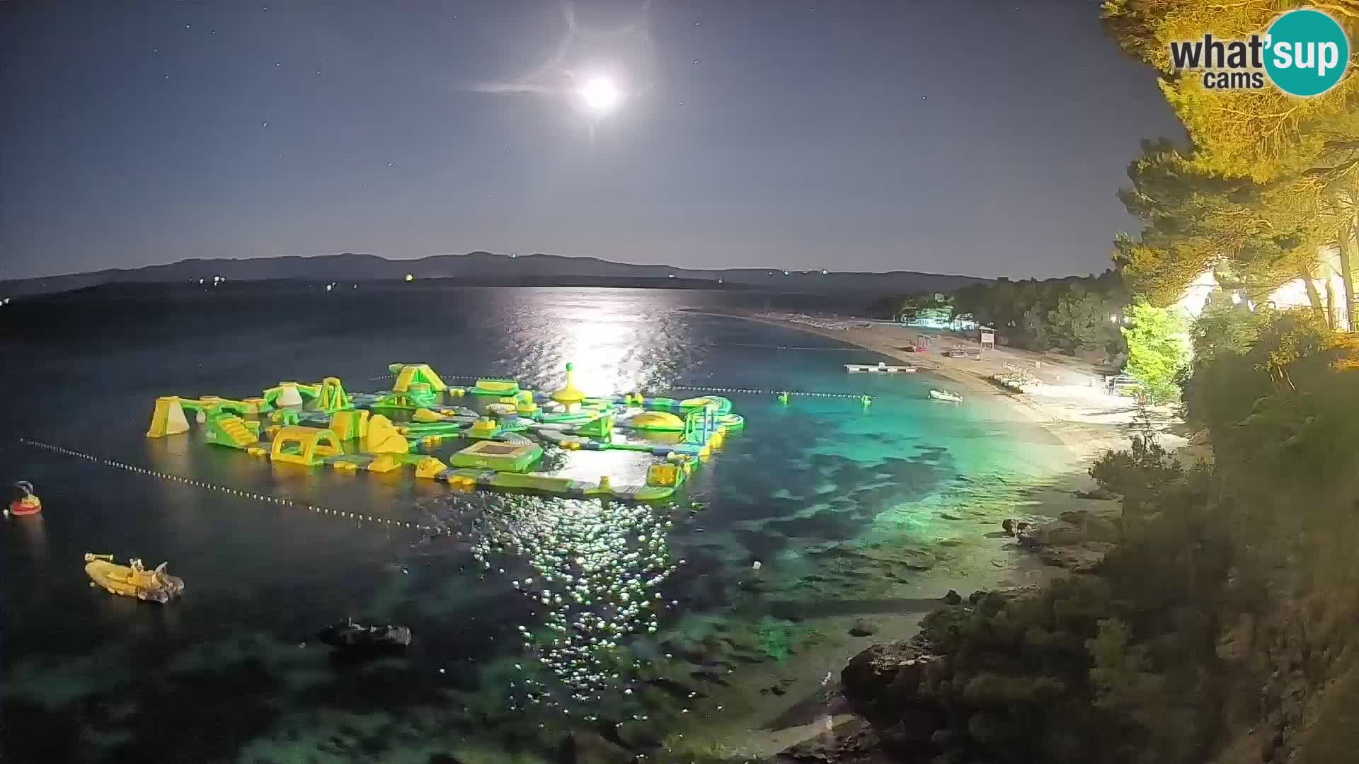 Webcam Bol Zlatni Rat – Vista en vivo desde la isla de Brač