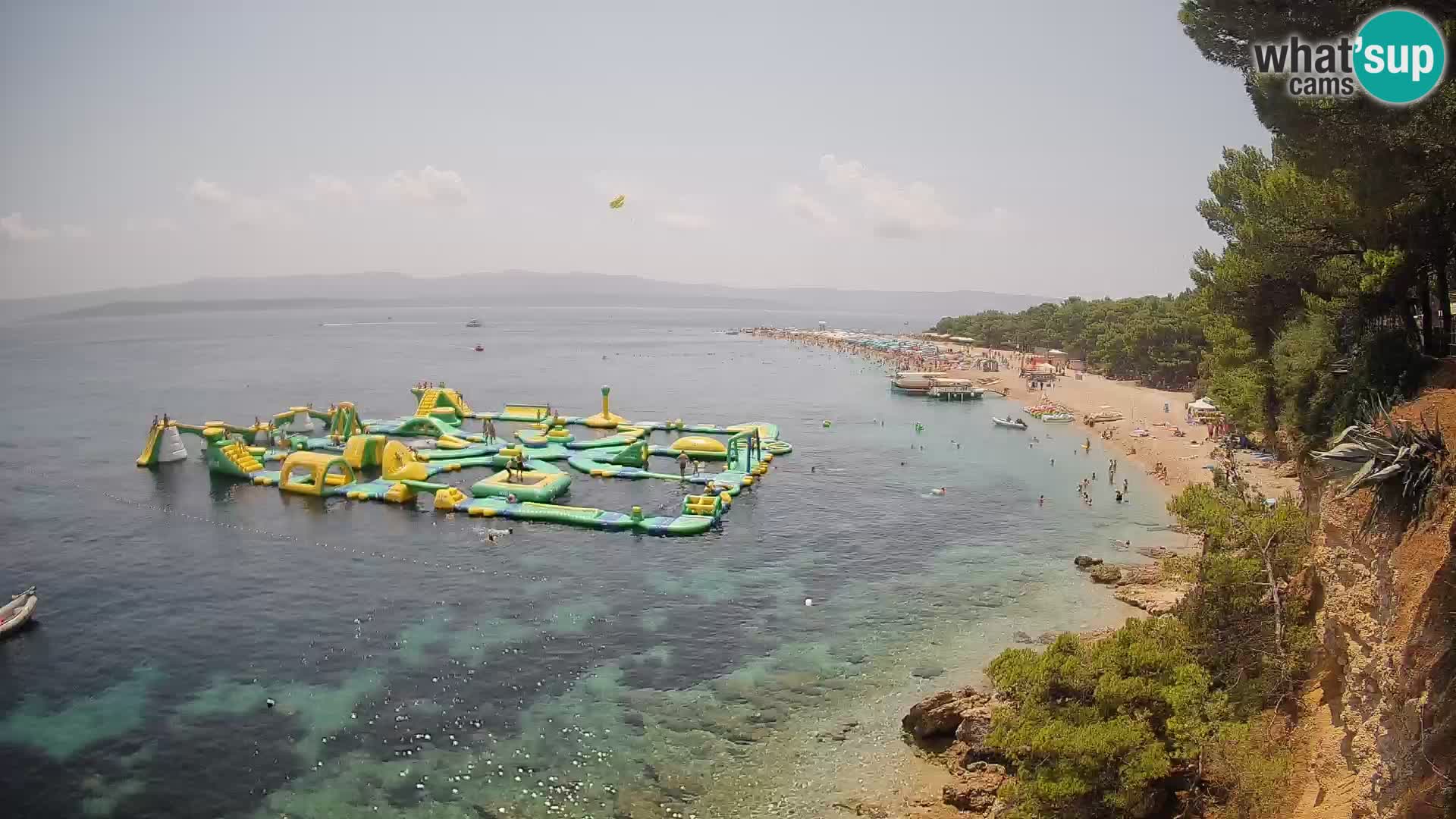 Webcam Zlatni Rat Bol – Liveblick vom berühmten Strand auf Brač