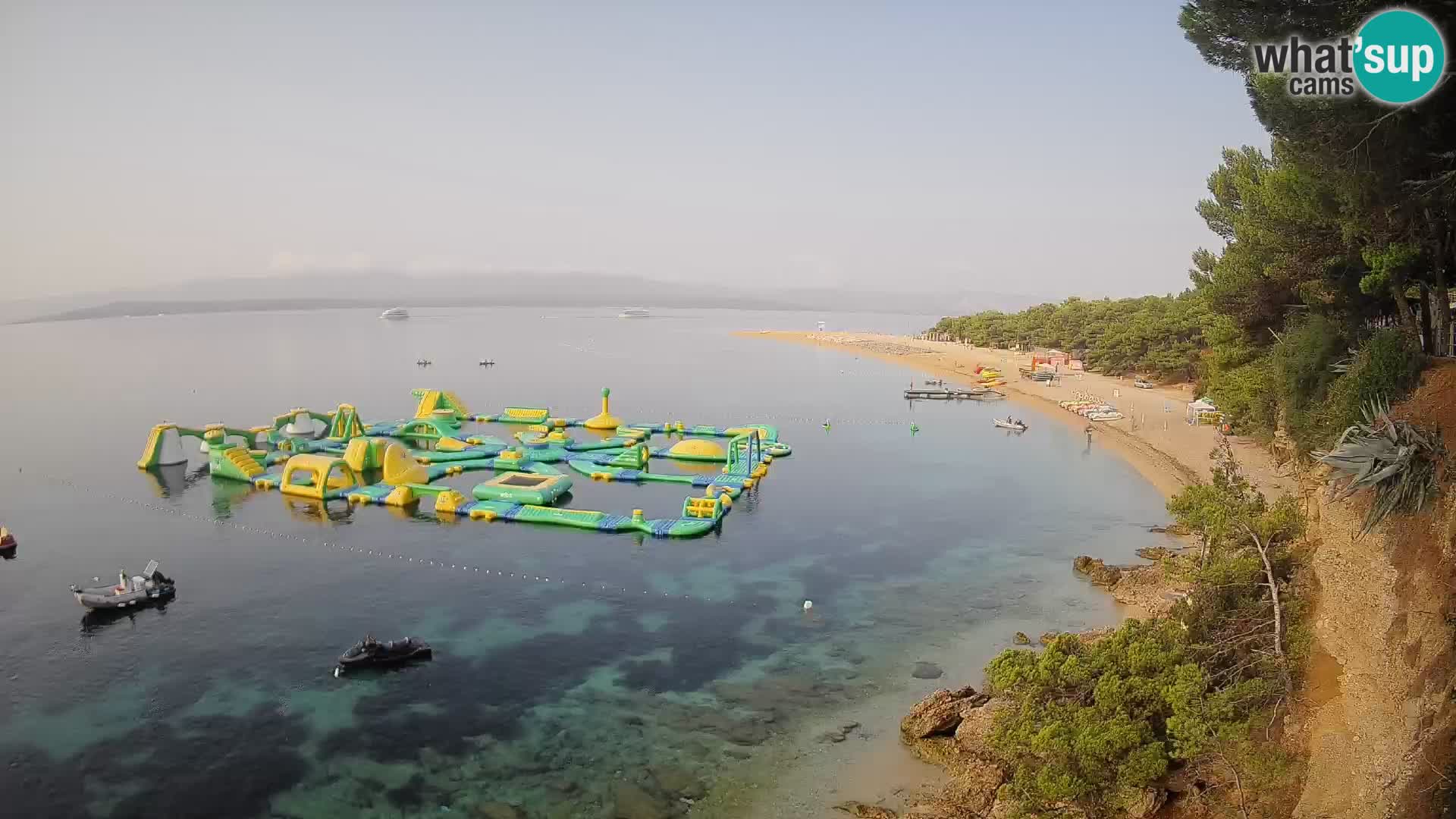 Webcam Bol Zlatni Rat – Vista en vivo desde la isla de Brač