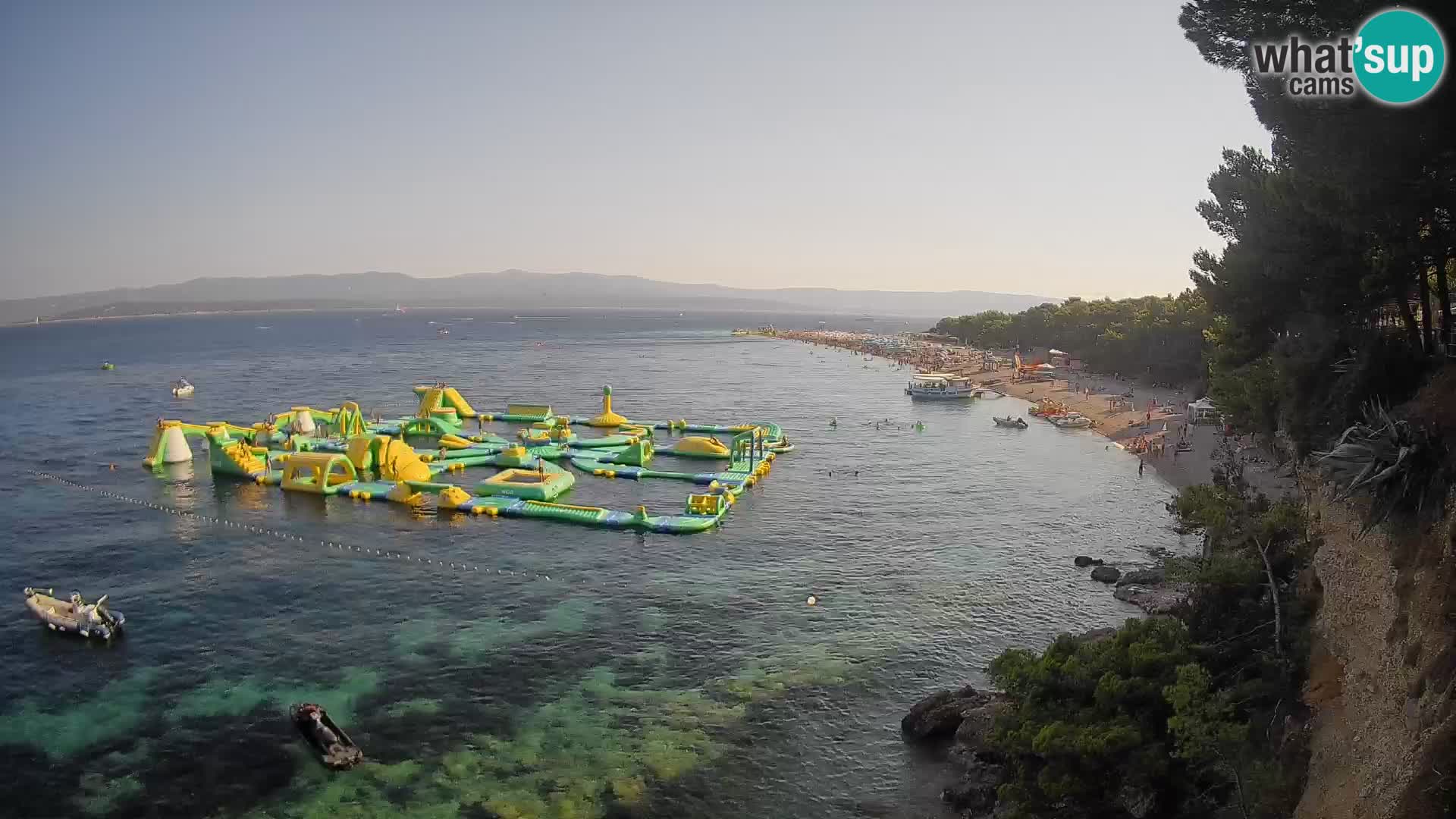 Webcam Zlatni Rat Bol – Liveblick vom berühmten Strand auf Brač