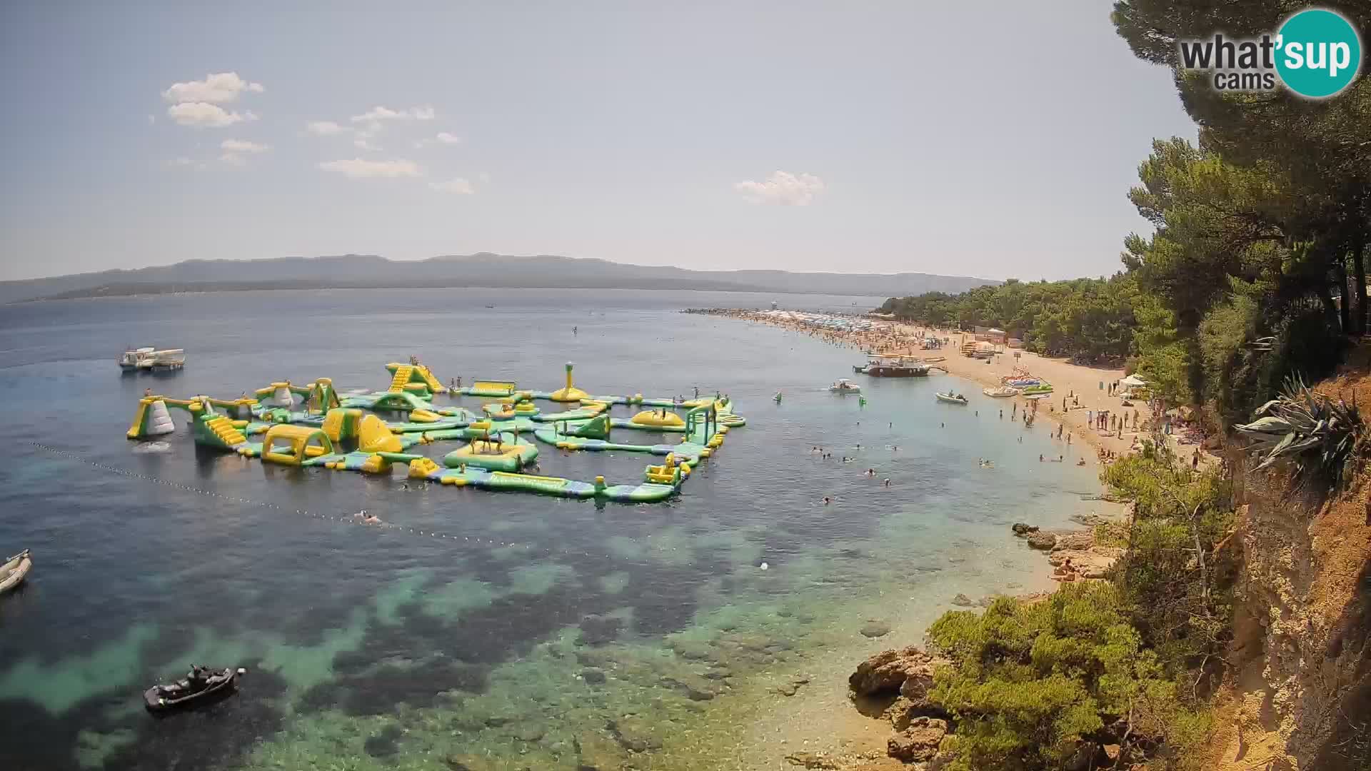 Webcam Bol Zlatni Rat – Vista en vivo desde la isla de Brač