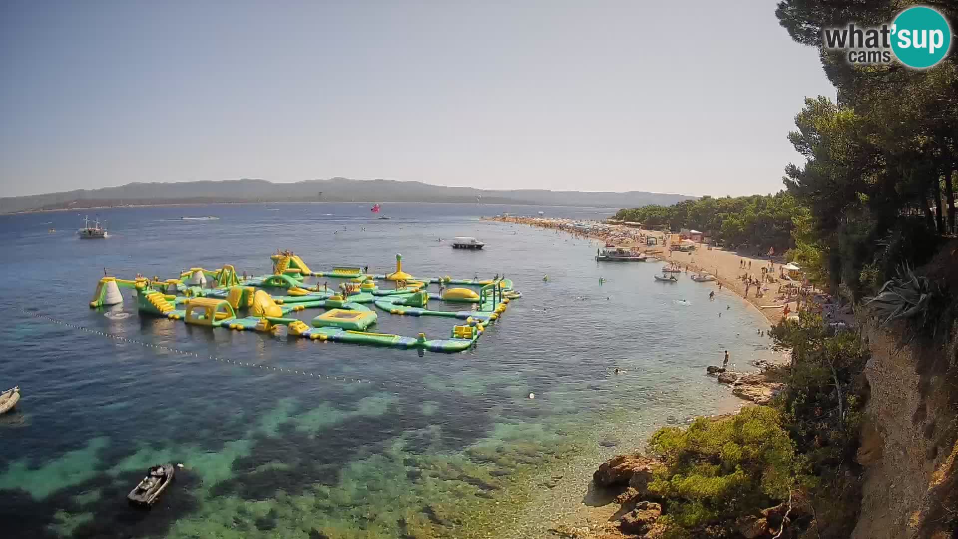 Webcam Bol Zlatni Rat – Vista en vivo desde la isla de Brač