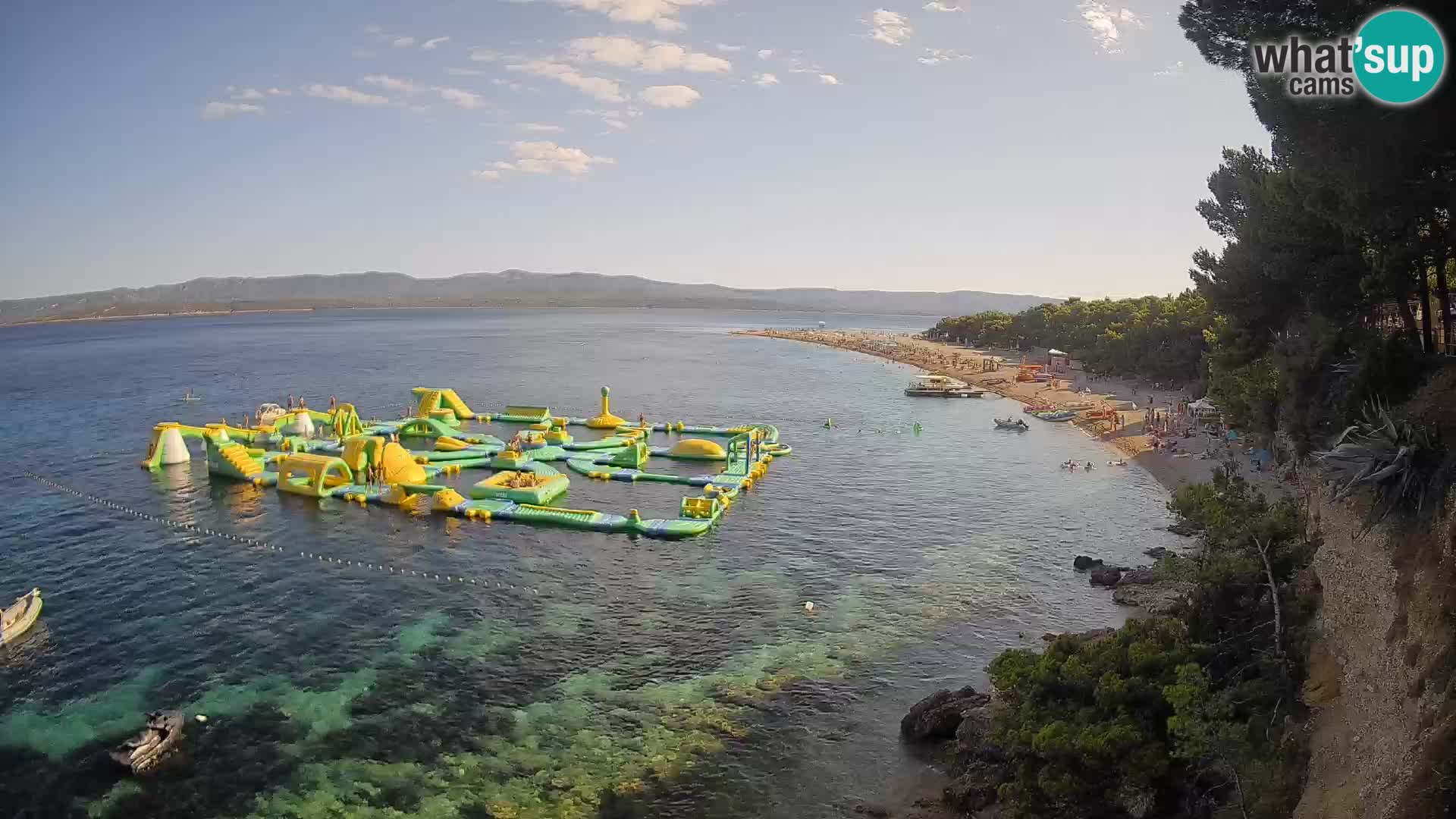 Webcam Bol Zlatni Rat – Vista en vivo desde la isla de Brač
