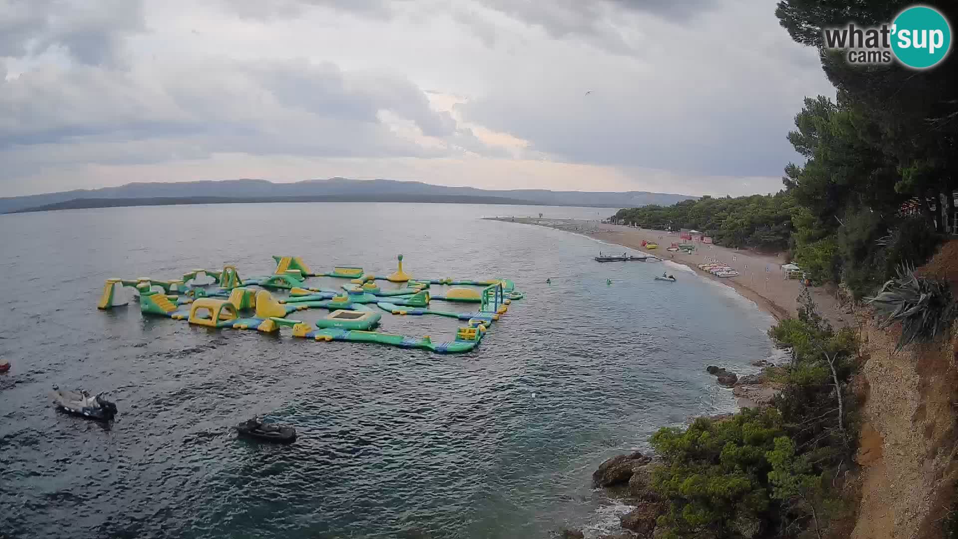 Webcam Bol Zlatni Rat – Vista en vivo desde la isla de Brač