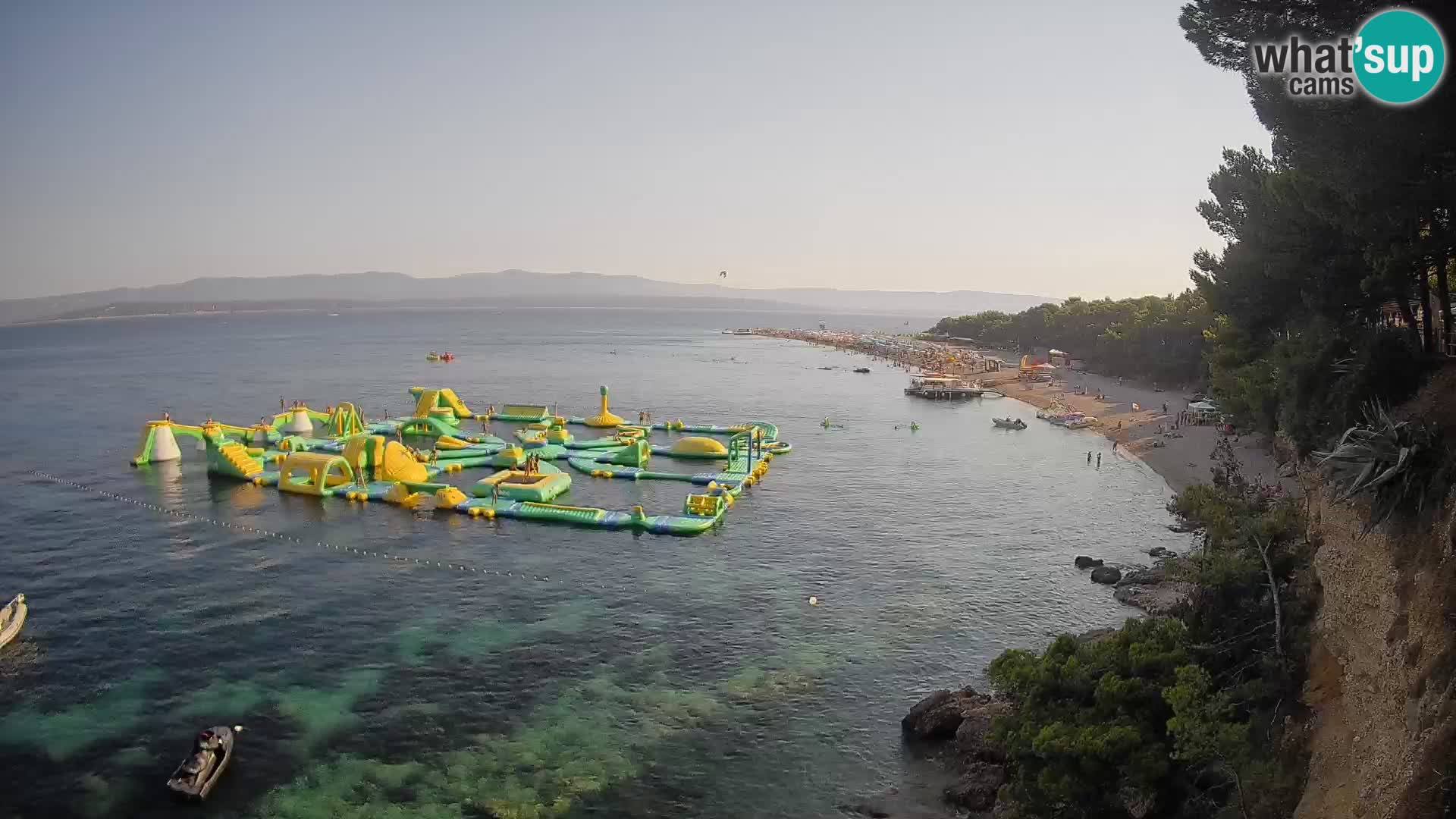 Spletna kamera Bol Zlatni Rat – Pogled v živo z otoka Brač
