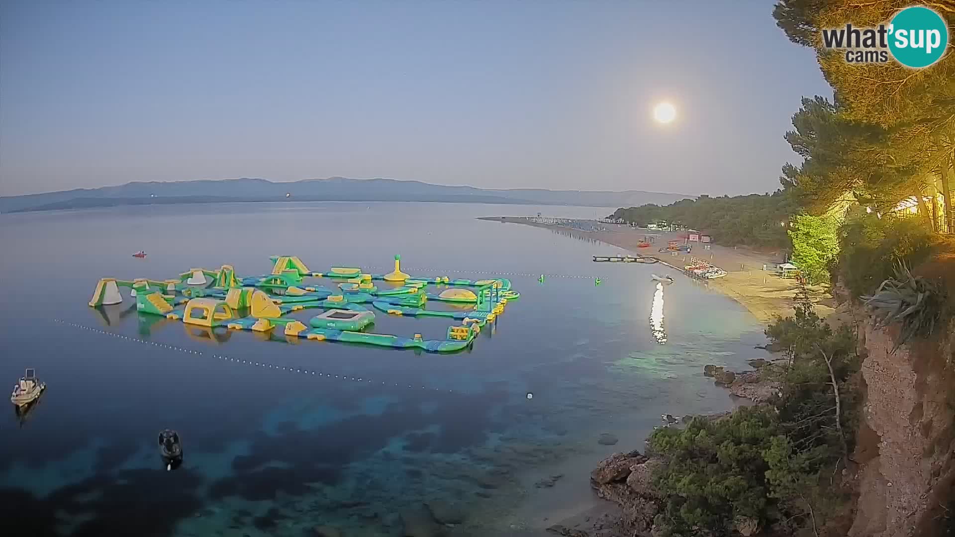 Webcam Zlatni Rat Bol – Liveblick vom berühmten Strand auf Brač